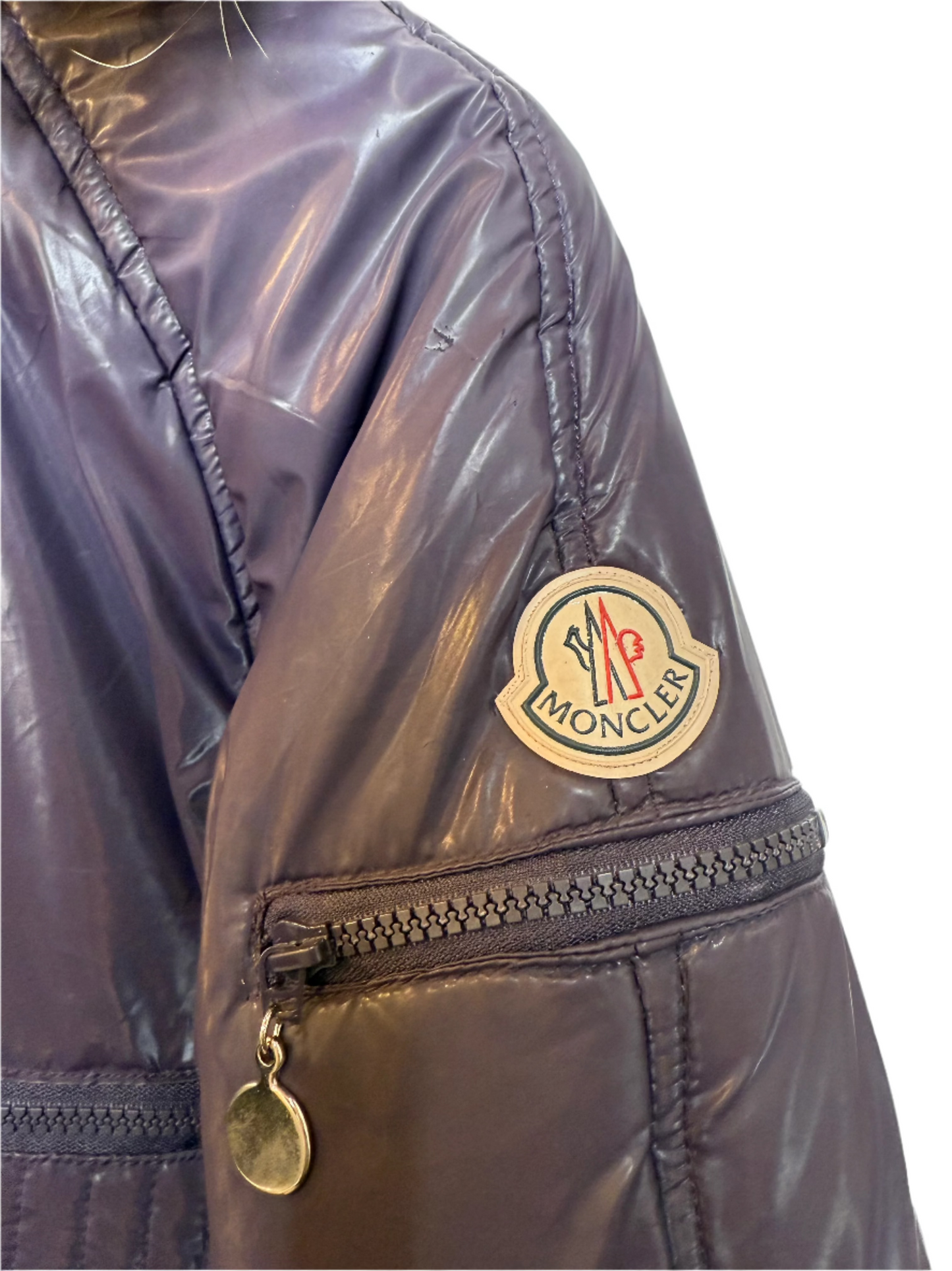 Moncler Shiny Puffer Jacket (Women’s Size S)