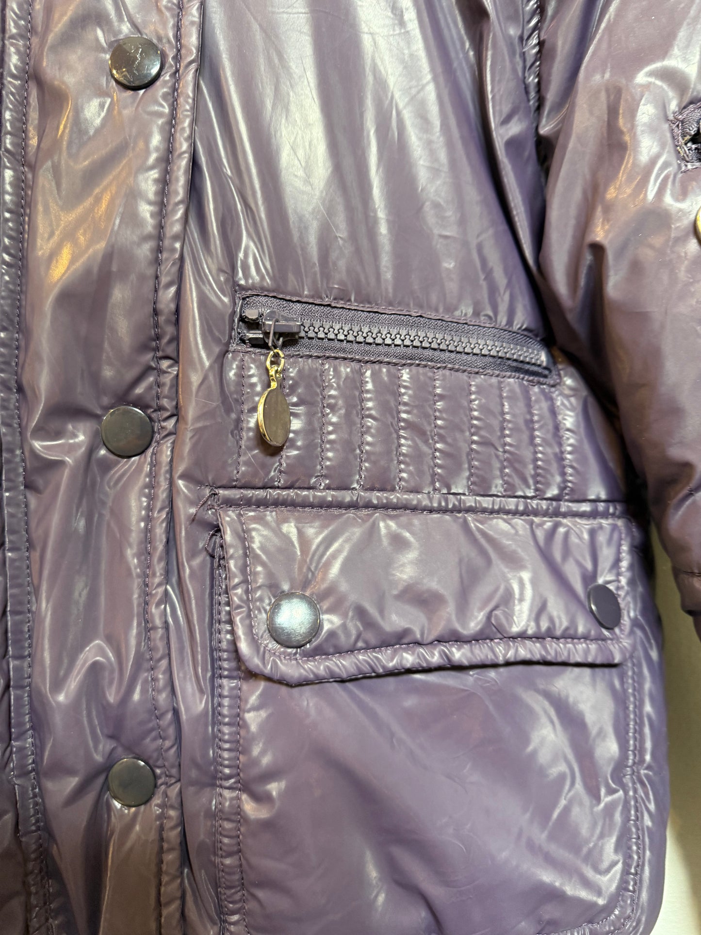 Moncler Shiny Puffer Jacket (Women’s Size S)