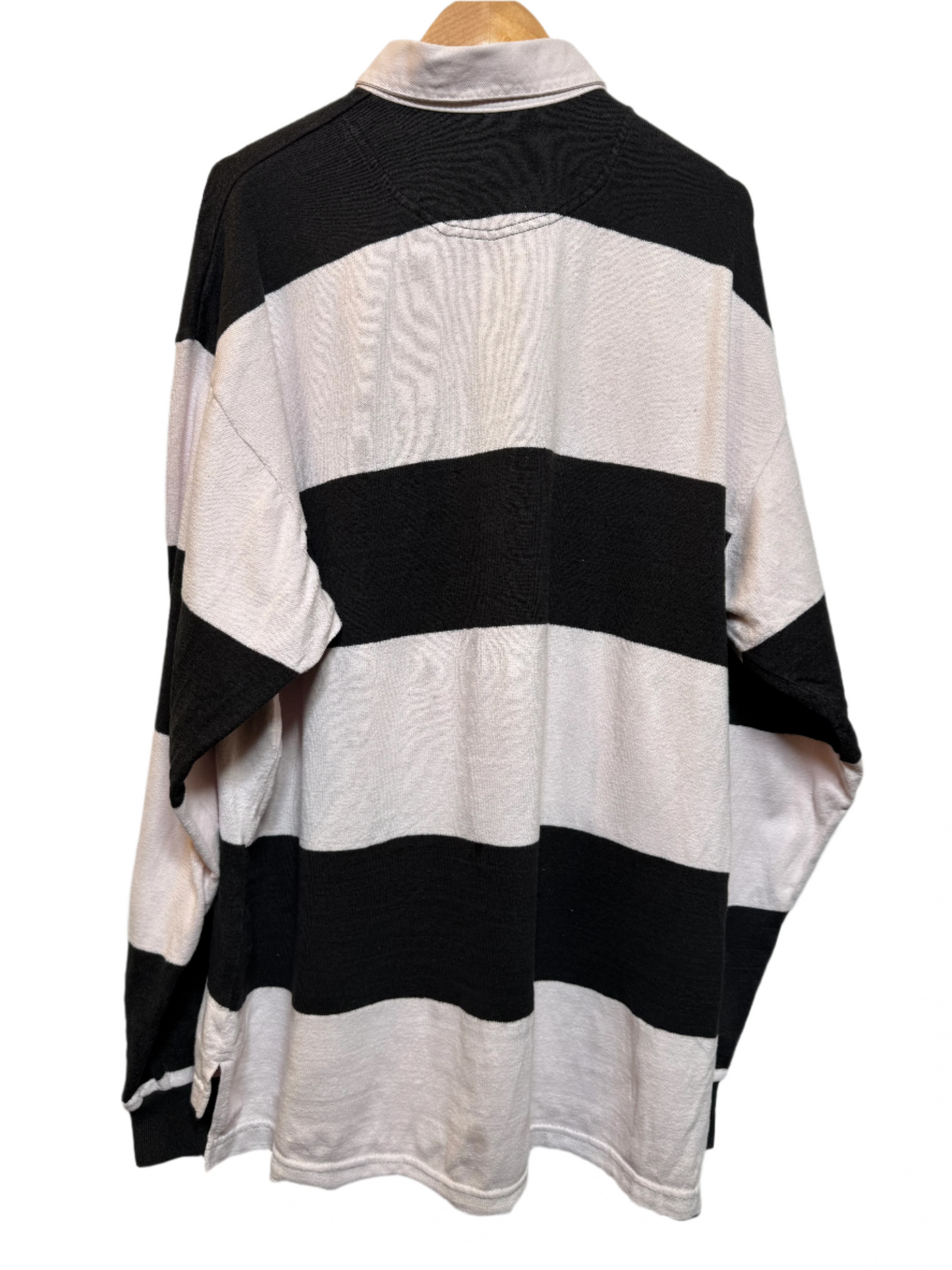 Dehen Mens Stripes Rugby Polo (Size XL)