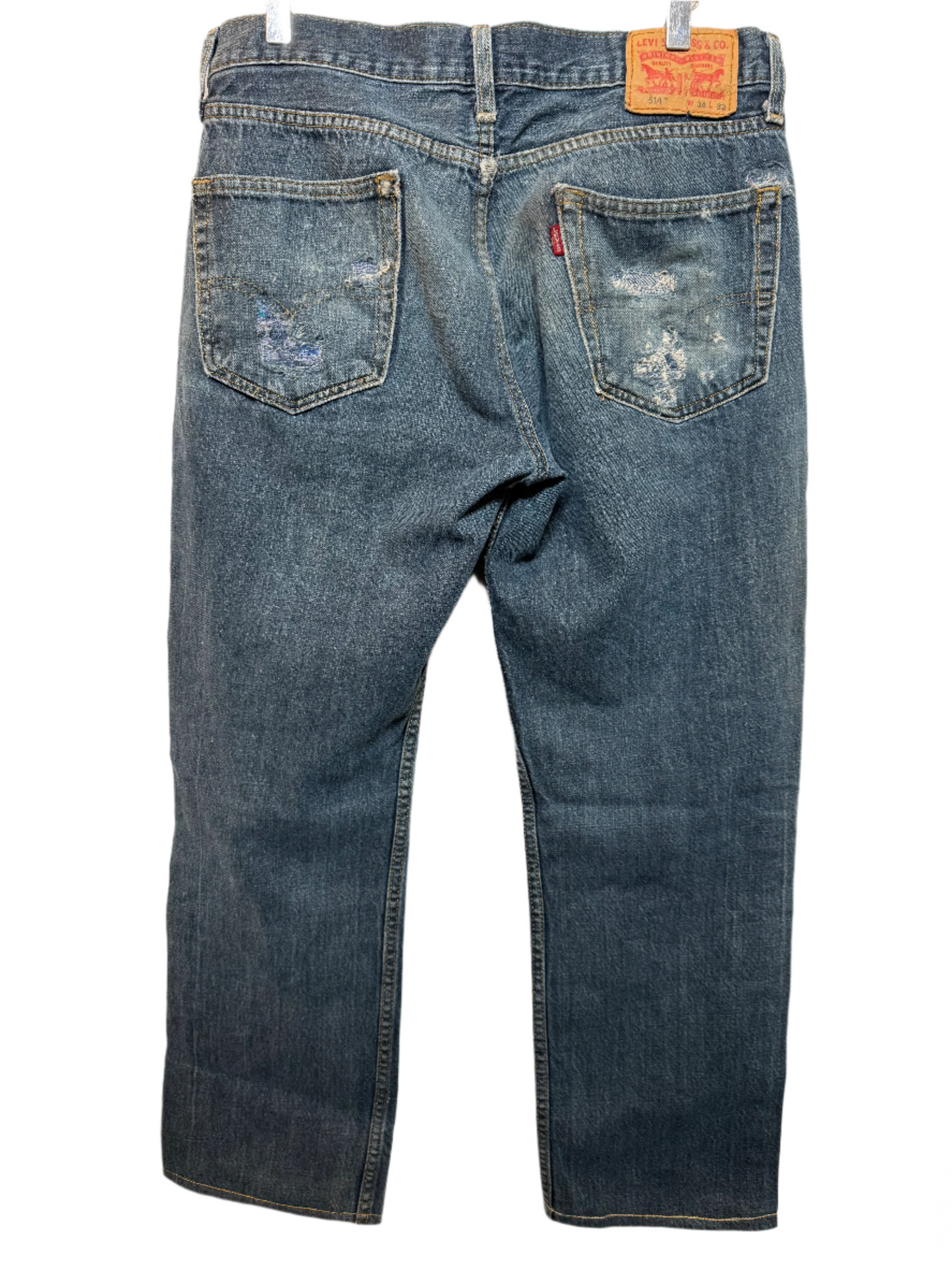 Levi 514 Blue Jeans (34x32)
