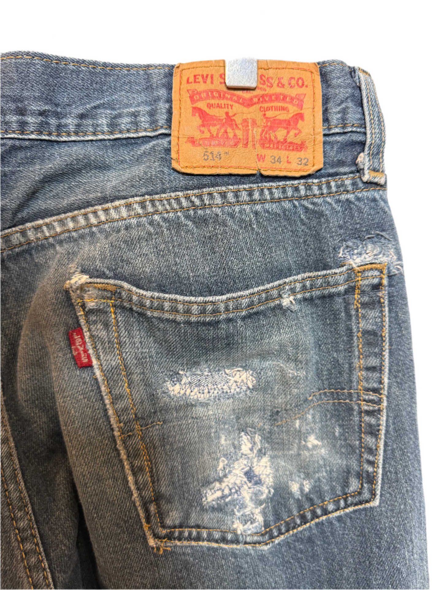 Levi 514 Blue Jeans (34x32)