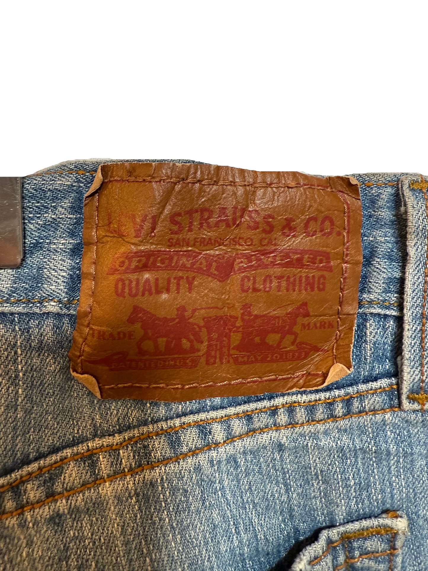Levi 514 Blue Jeans (36x32)
