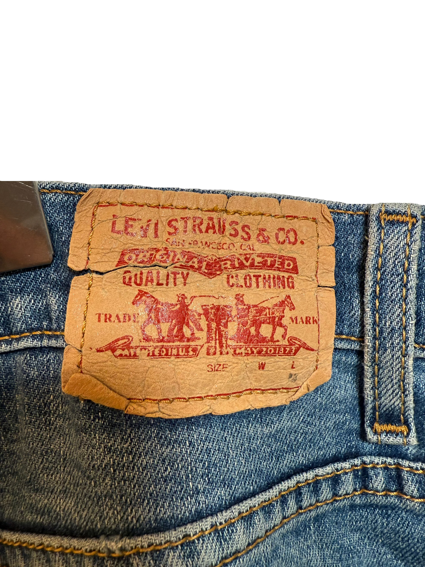 Levi 550 Blue Jeans (34x30)