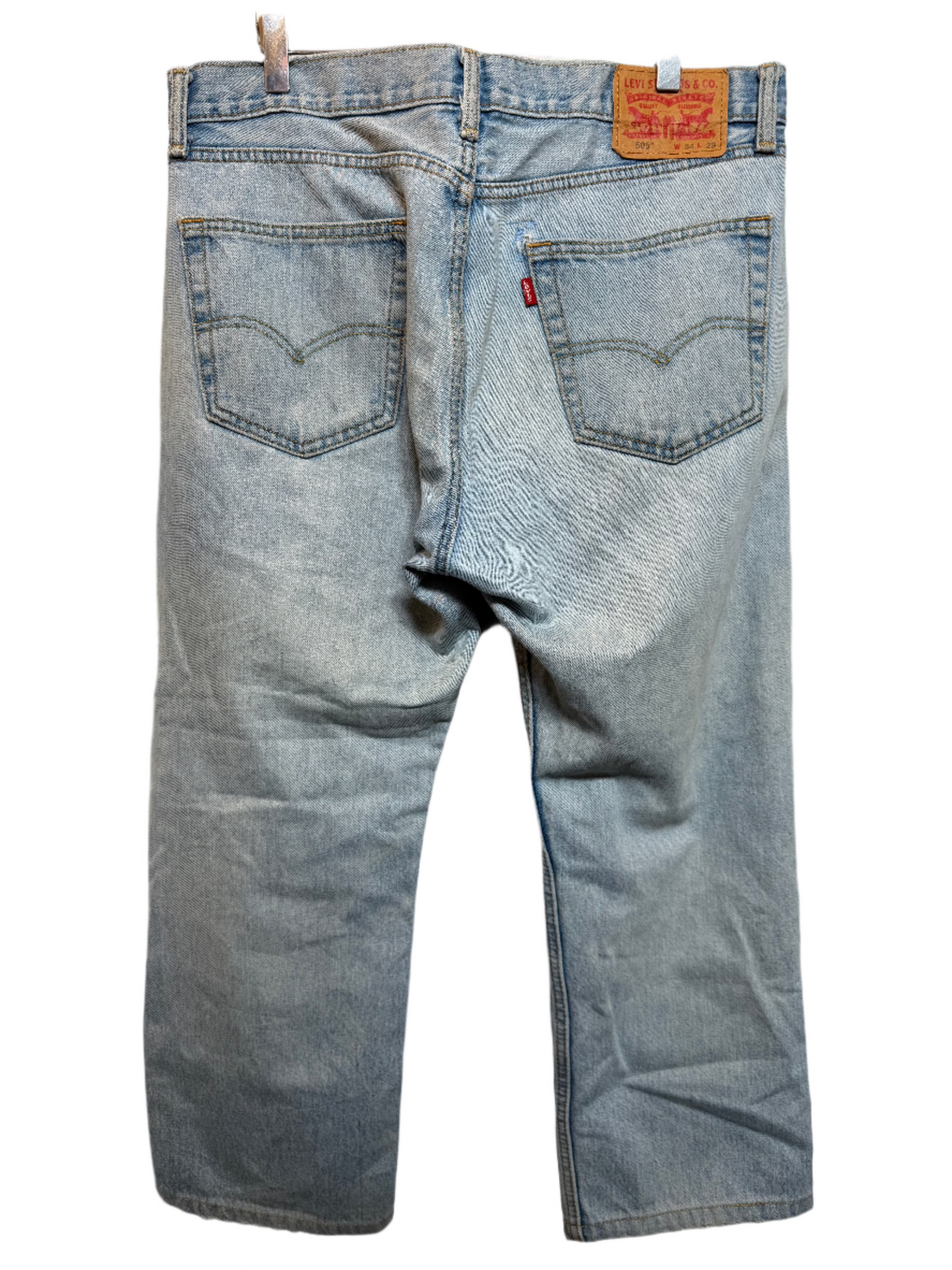 Levi 505 Light Blue Jeans (34x29)