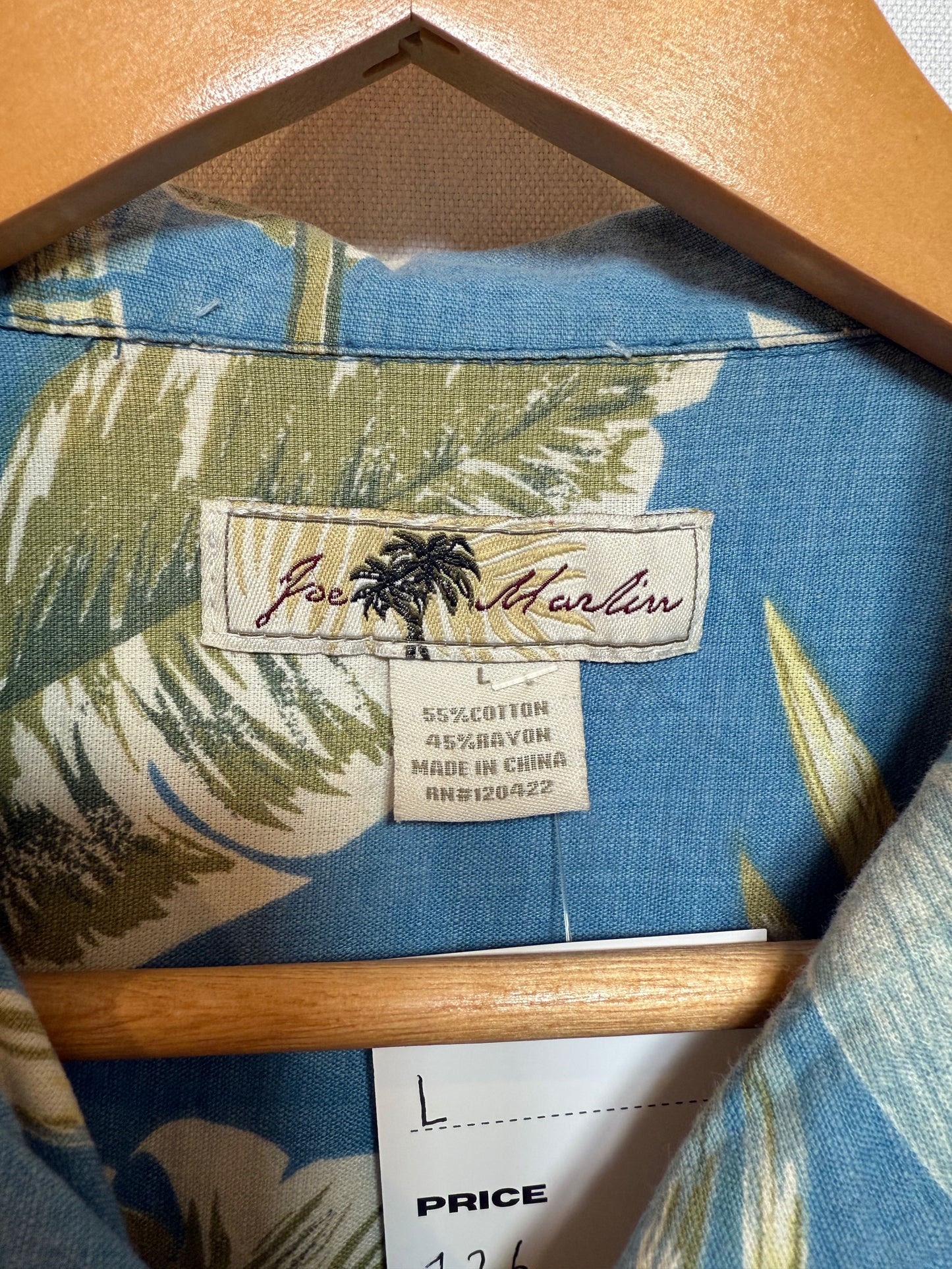 Jo Marlin Mens Blue Shirt (Size L)