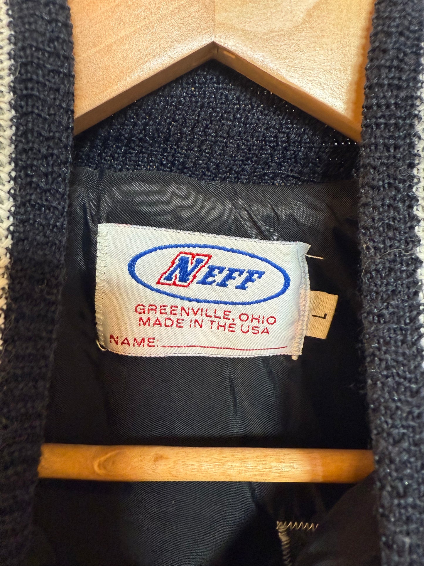 Neff Grey Women's Varsity Jacket (Size L)