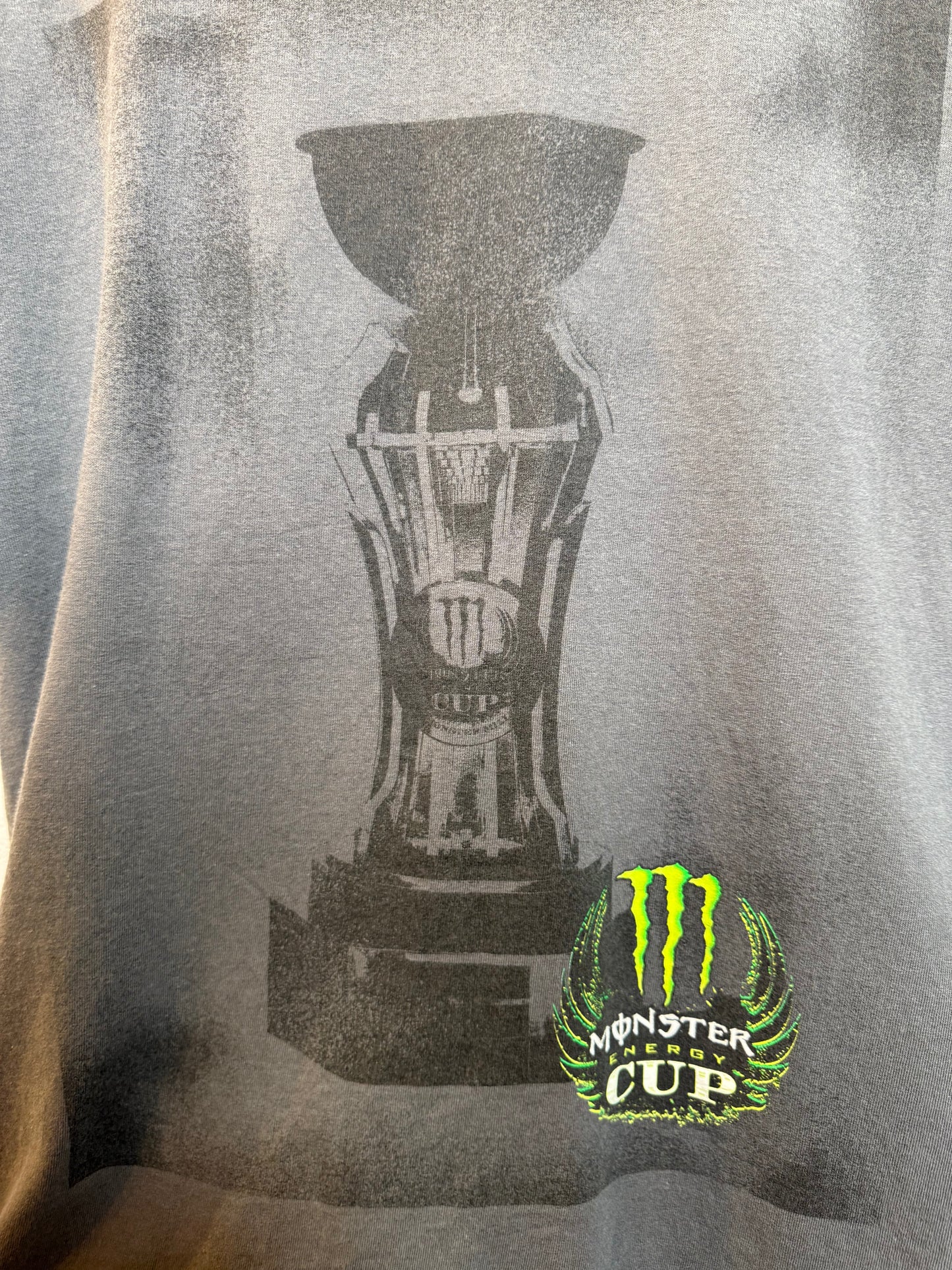 Monster Mens Grey T Shirt (Size M)