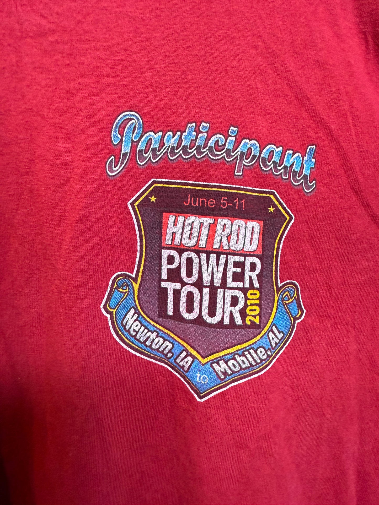 Hot Rod Power Tour Mens Red T Shirt (Size XXL)
