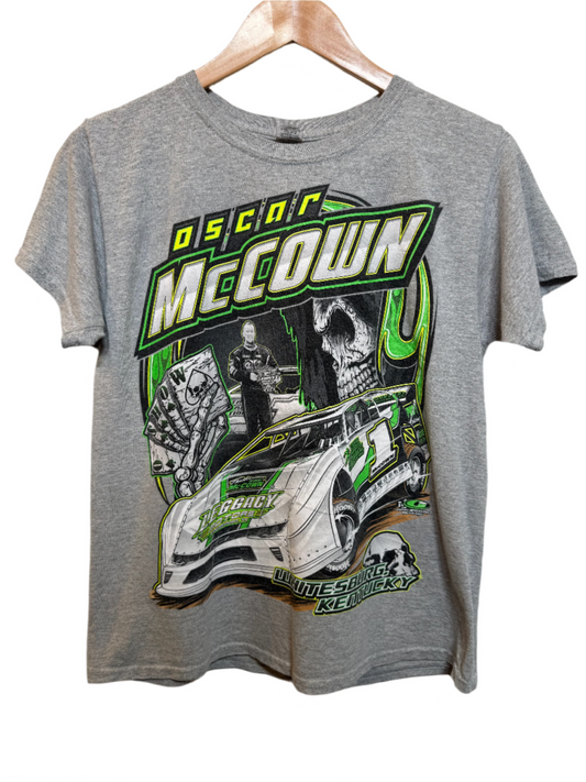 Oscar Mccown Racing Grey T Shirt (Size S)