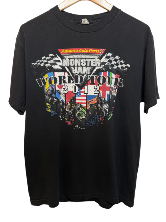 Monster Jam Mens Black T Shirt (Size M)