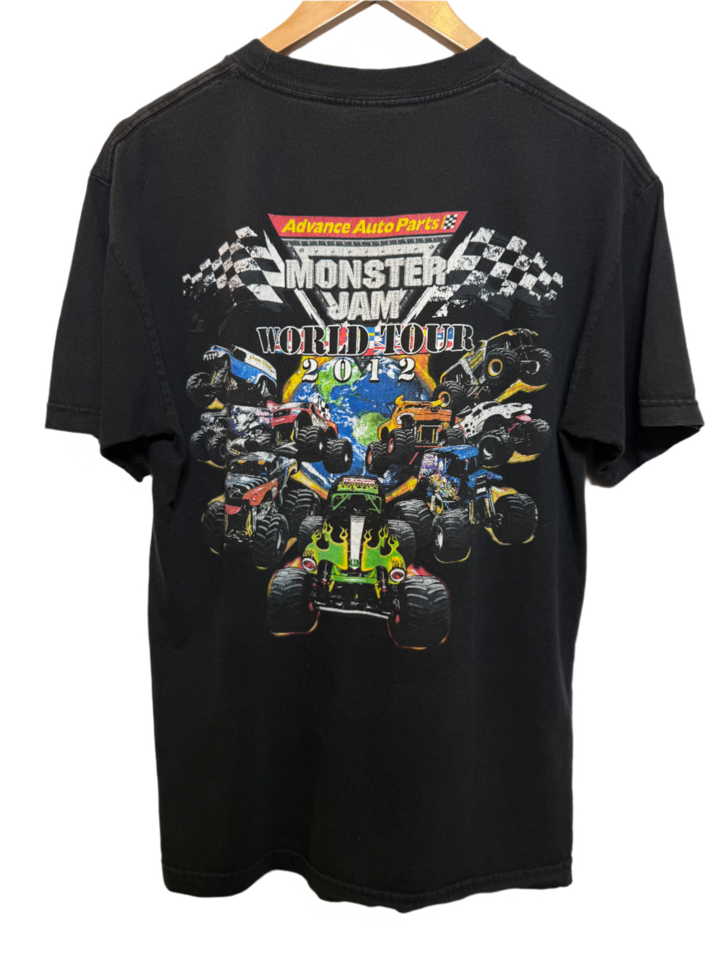Monster Jam Mens Black T Shirt (Size M)