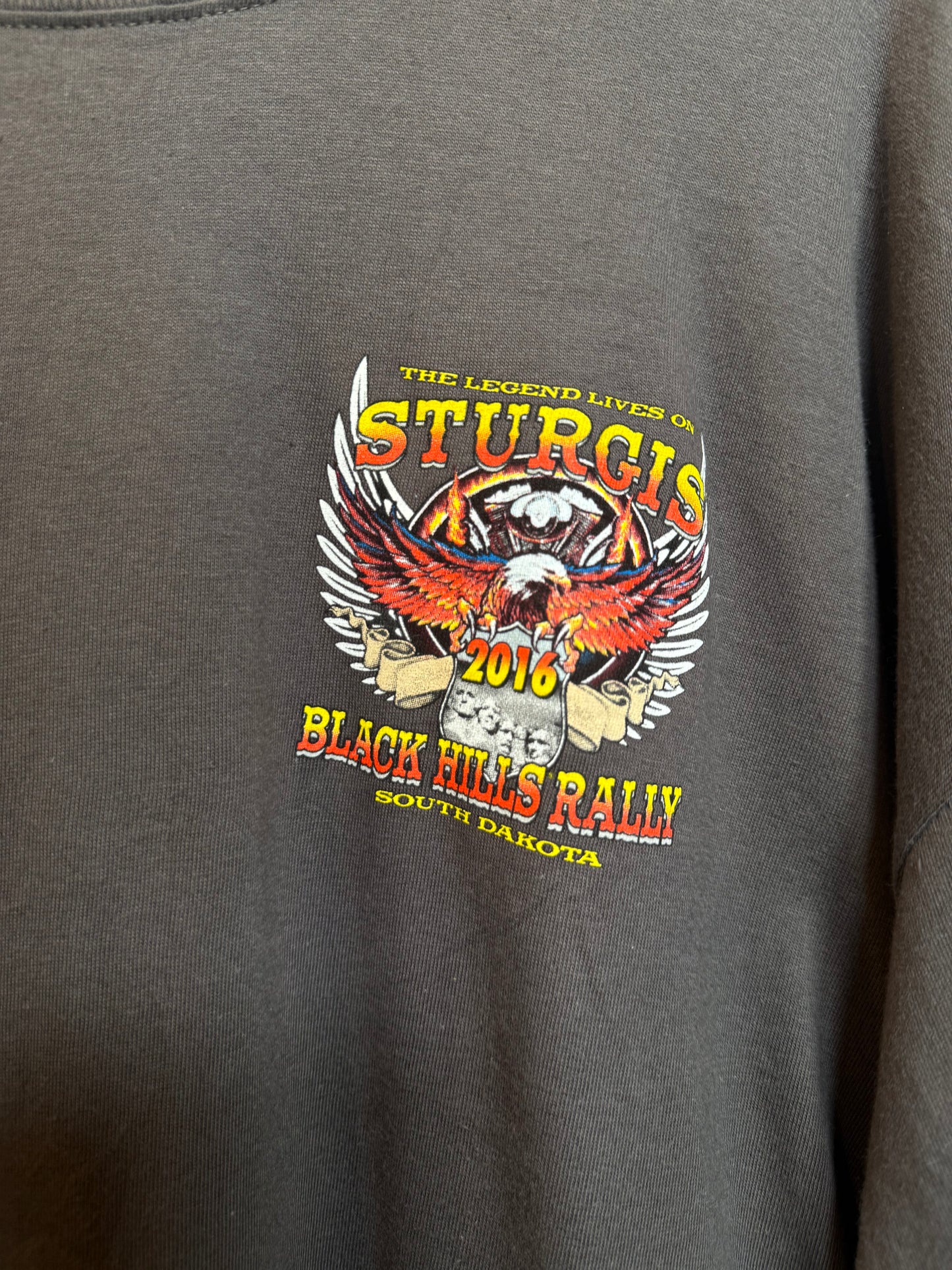 Sturgis Mens Grey T Shirt (Size XXL)