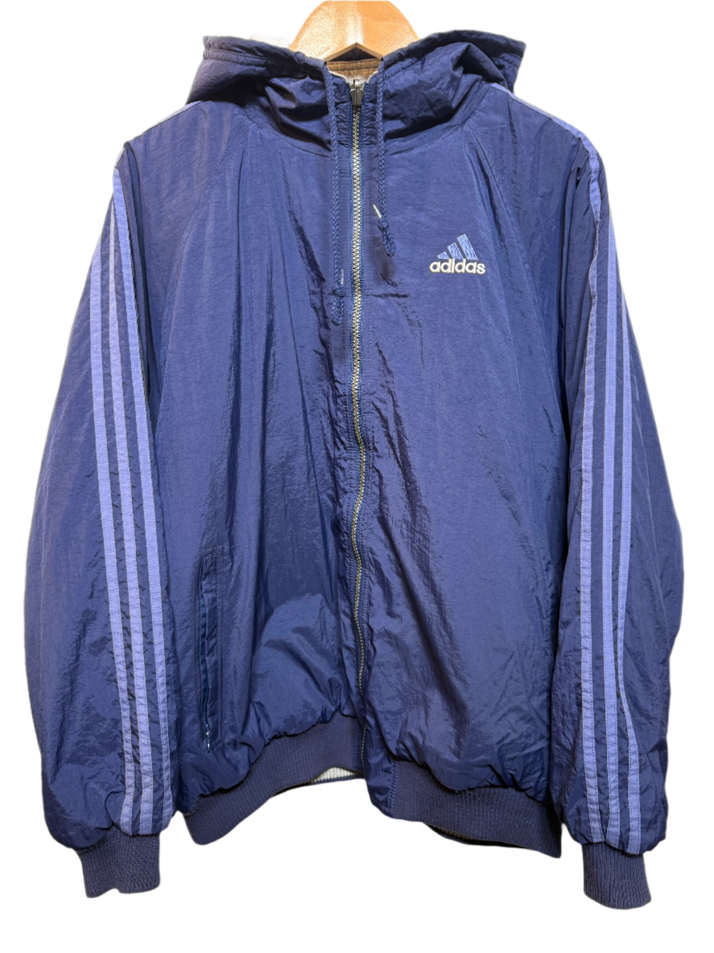 Adidas Mens Reversible Navy Jacket (Size L)