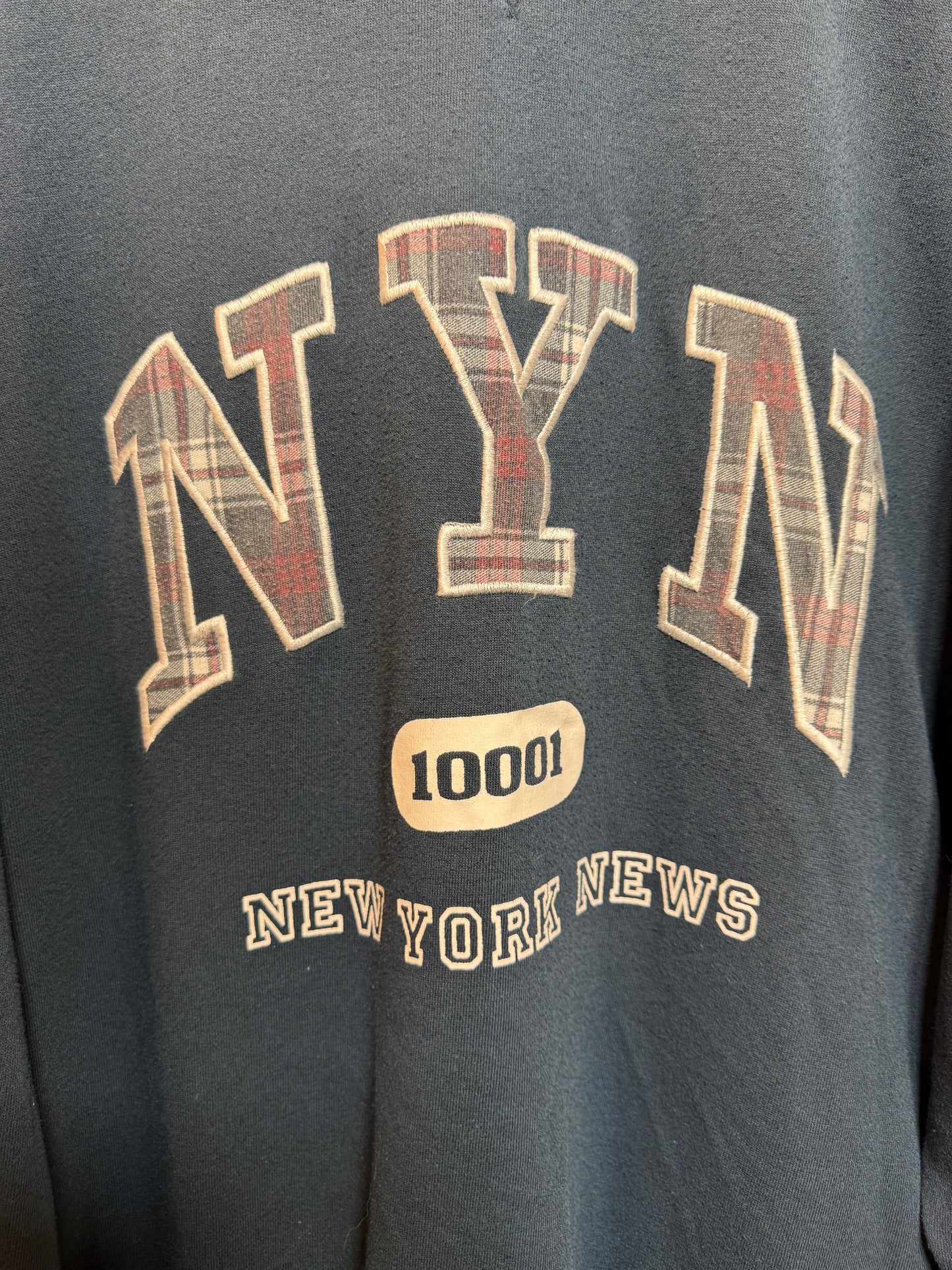New York News Mens Navy Sweatshirt (Size XL)
