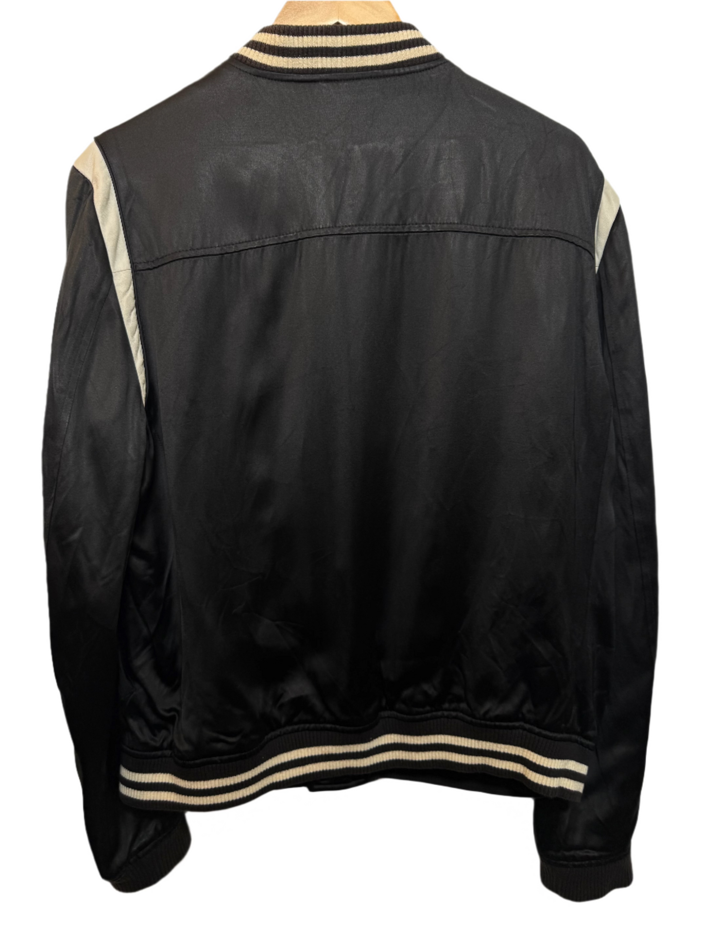 AllSaints Mens Black Varsity Jacket (Size L)