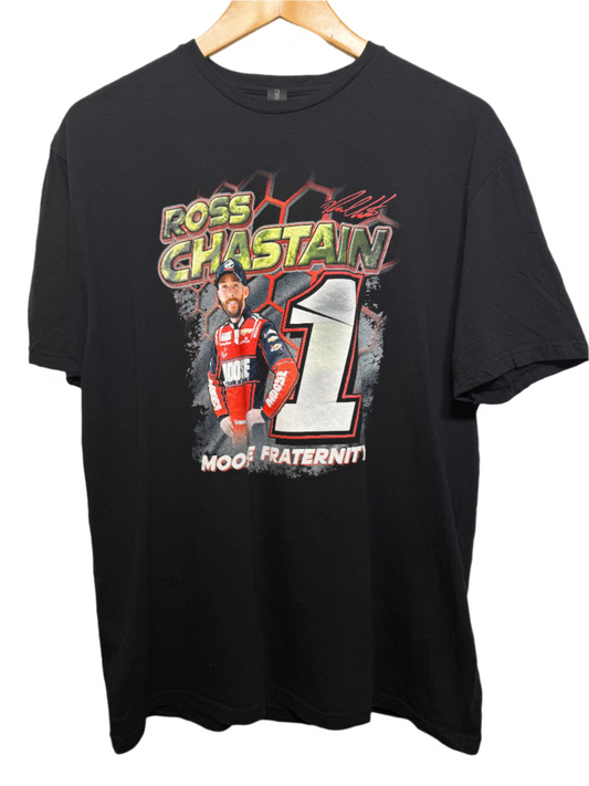 Ross Chastain Mens Black T Shirt (Size L)