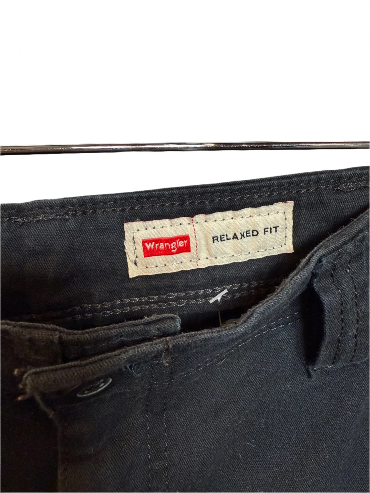 Wrangler Mens Black Cargo Shorts (Size L)