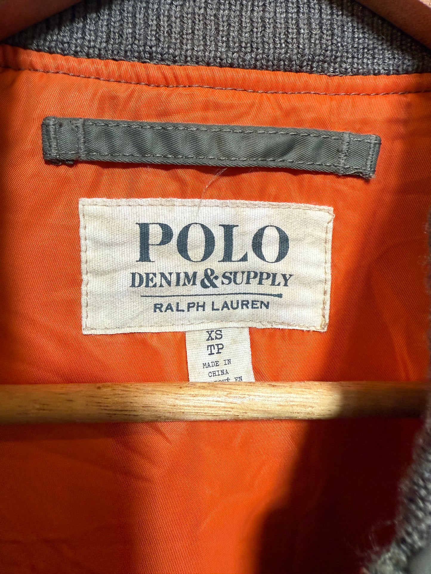 Polo Ralph Lauren Mens Green Bomber Jacket (Size XS)