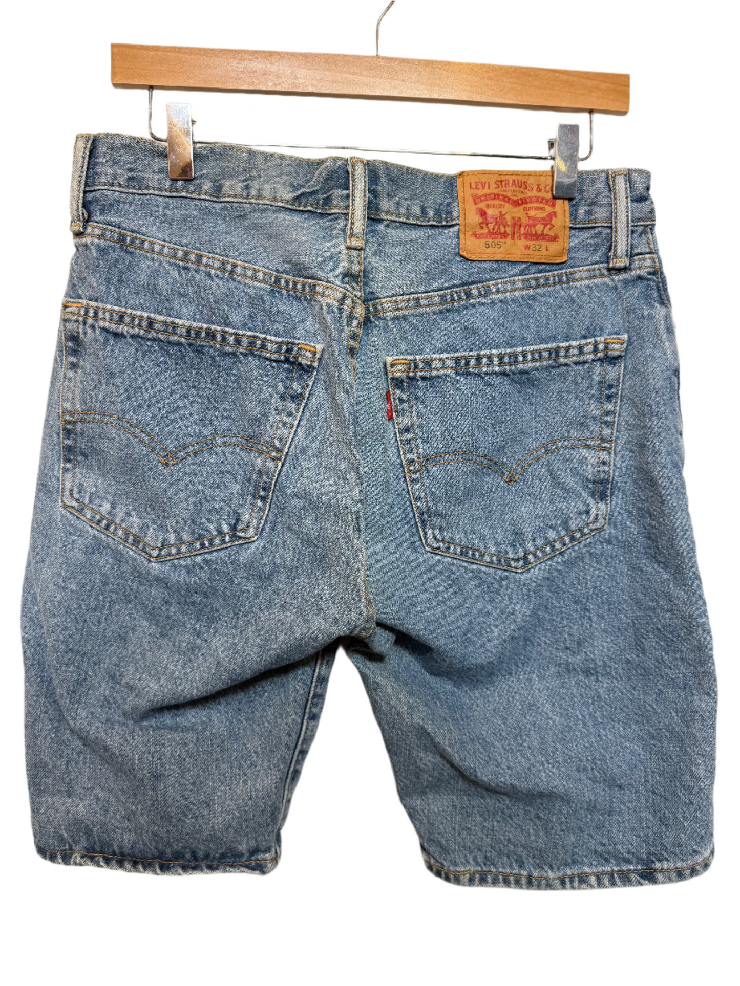 Levi 505 Blue Jorts (Size M)