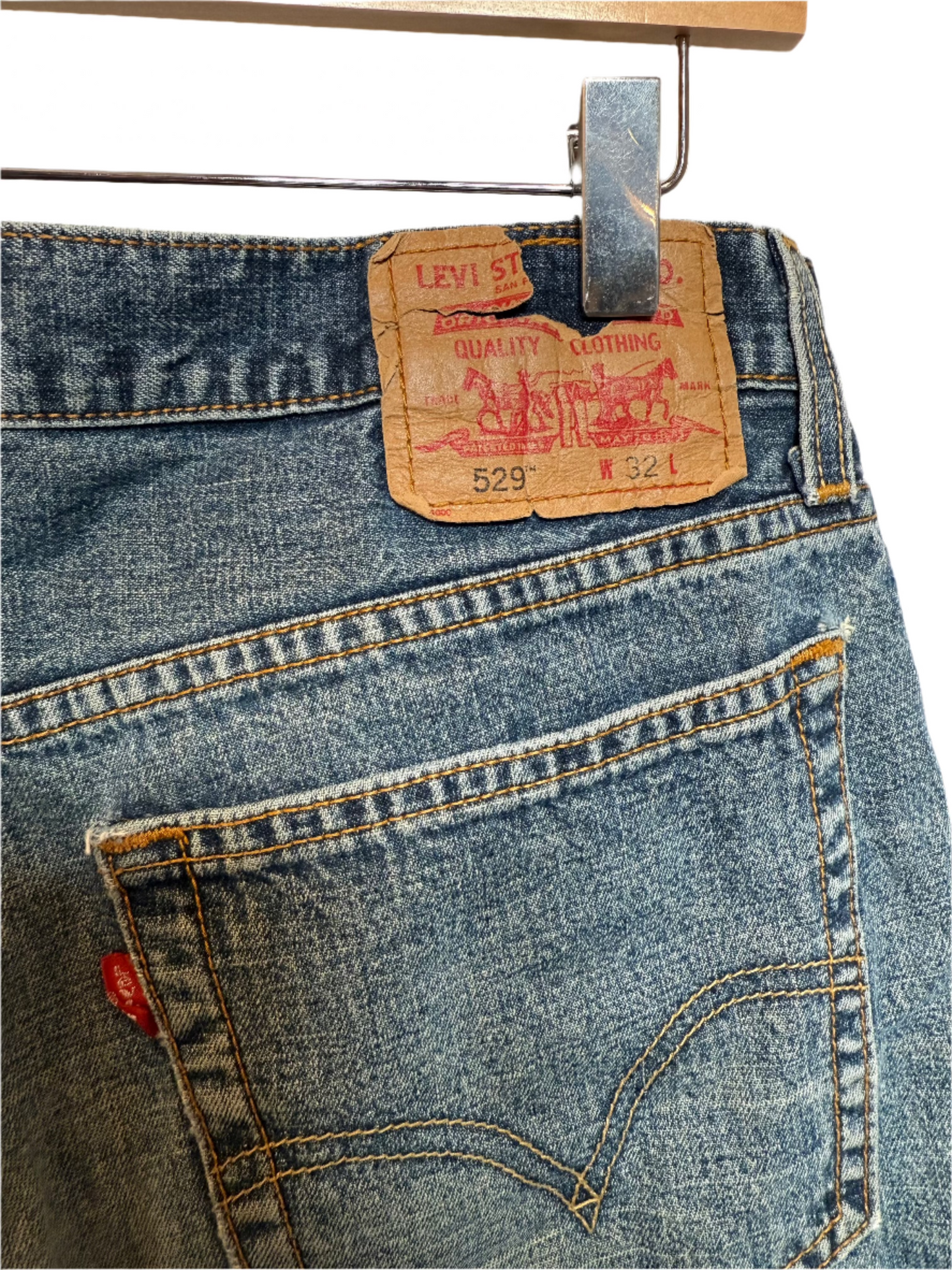 Levi 529 Blue Jorts (Size L)