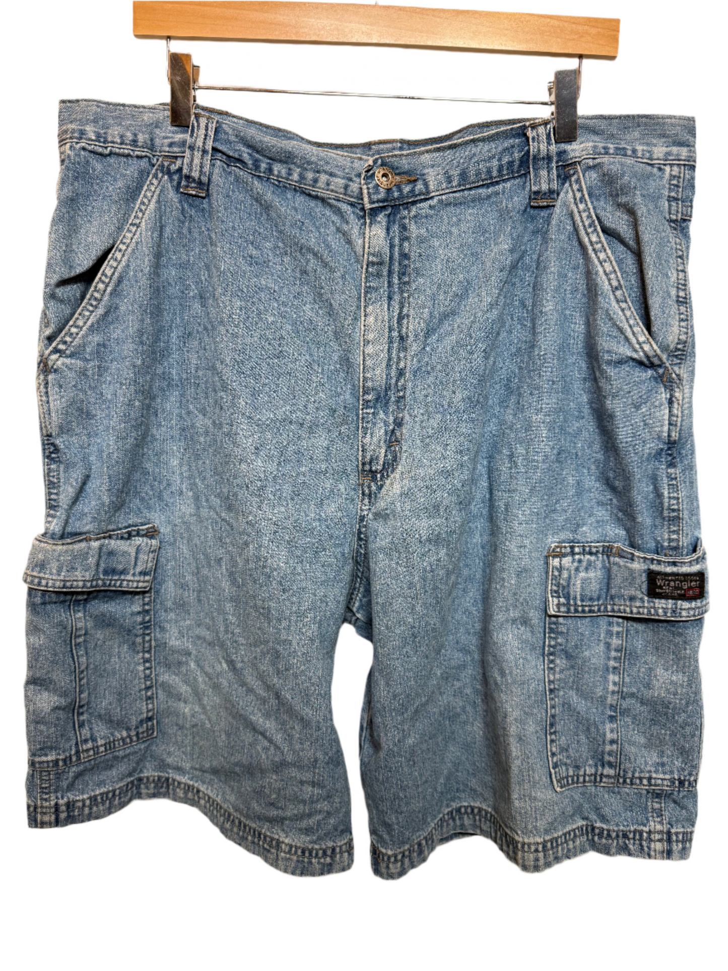 Wrangler Blue Cargo Jorts (Size XXL)