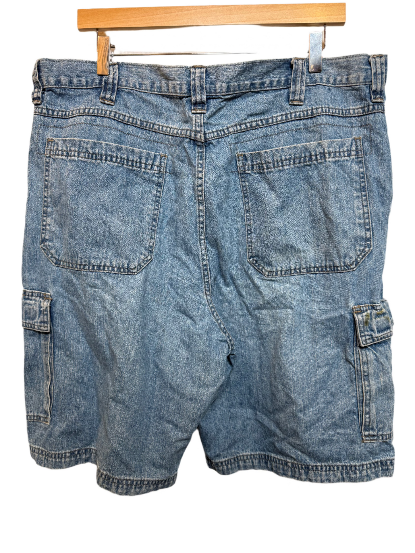 Wrangler Blue Cargo Jorts (Size XXL)