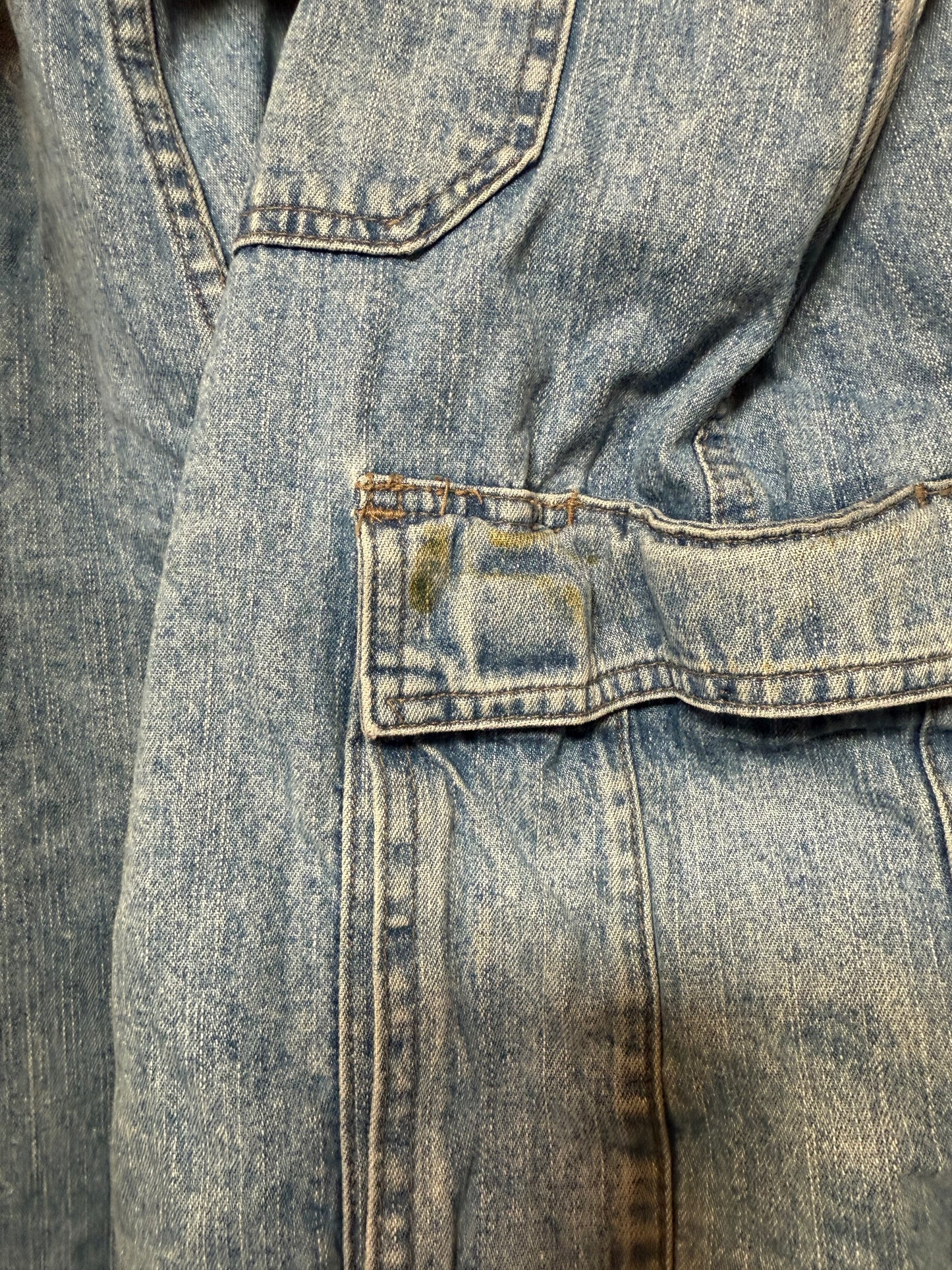 Wrangler Blue Cargo Jorts (Size XXL)