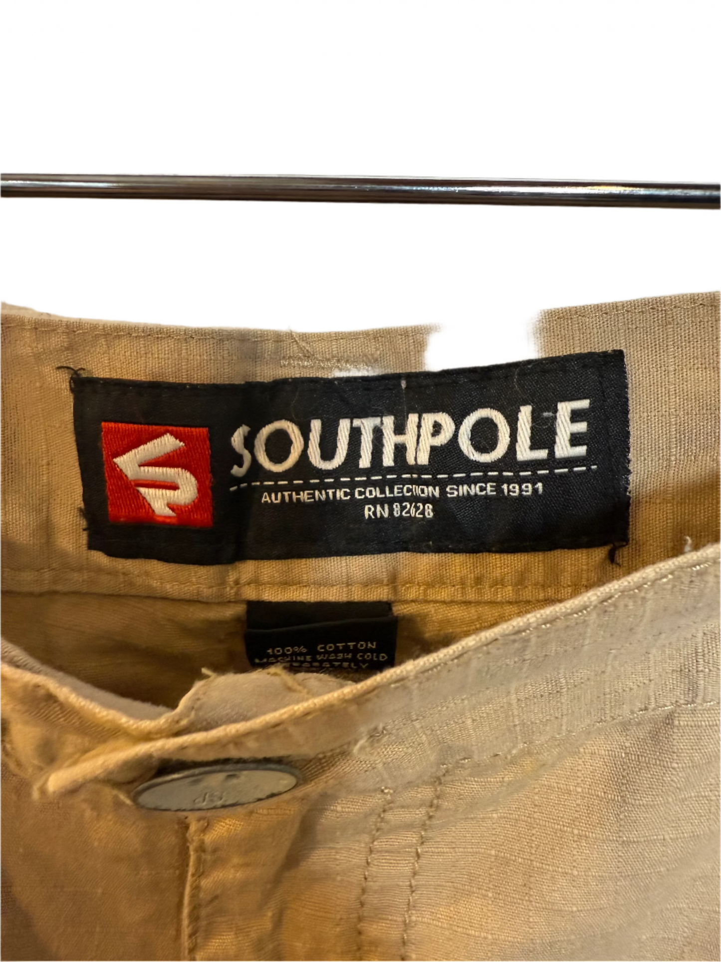 Southpole Mens Tan Cargo Shorts (Size XXL)