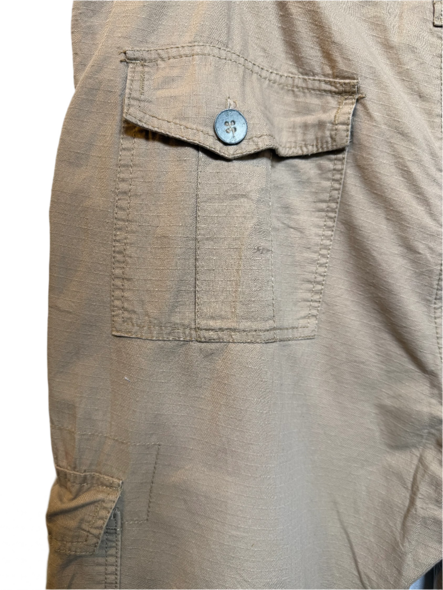Southpole Mens Tan Cargo Shorts (Size XXL)