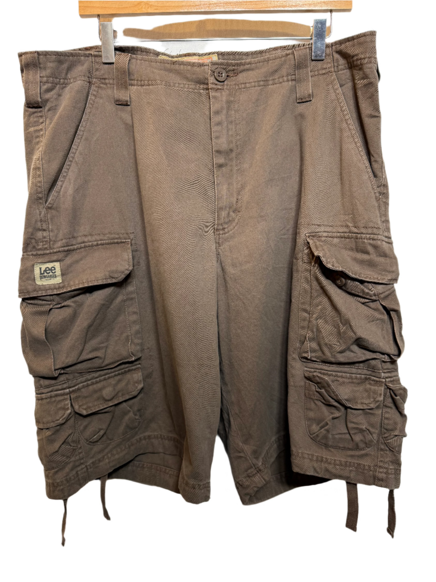 Lee Mens Brown Cargo Shorts (Size XXL)