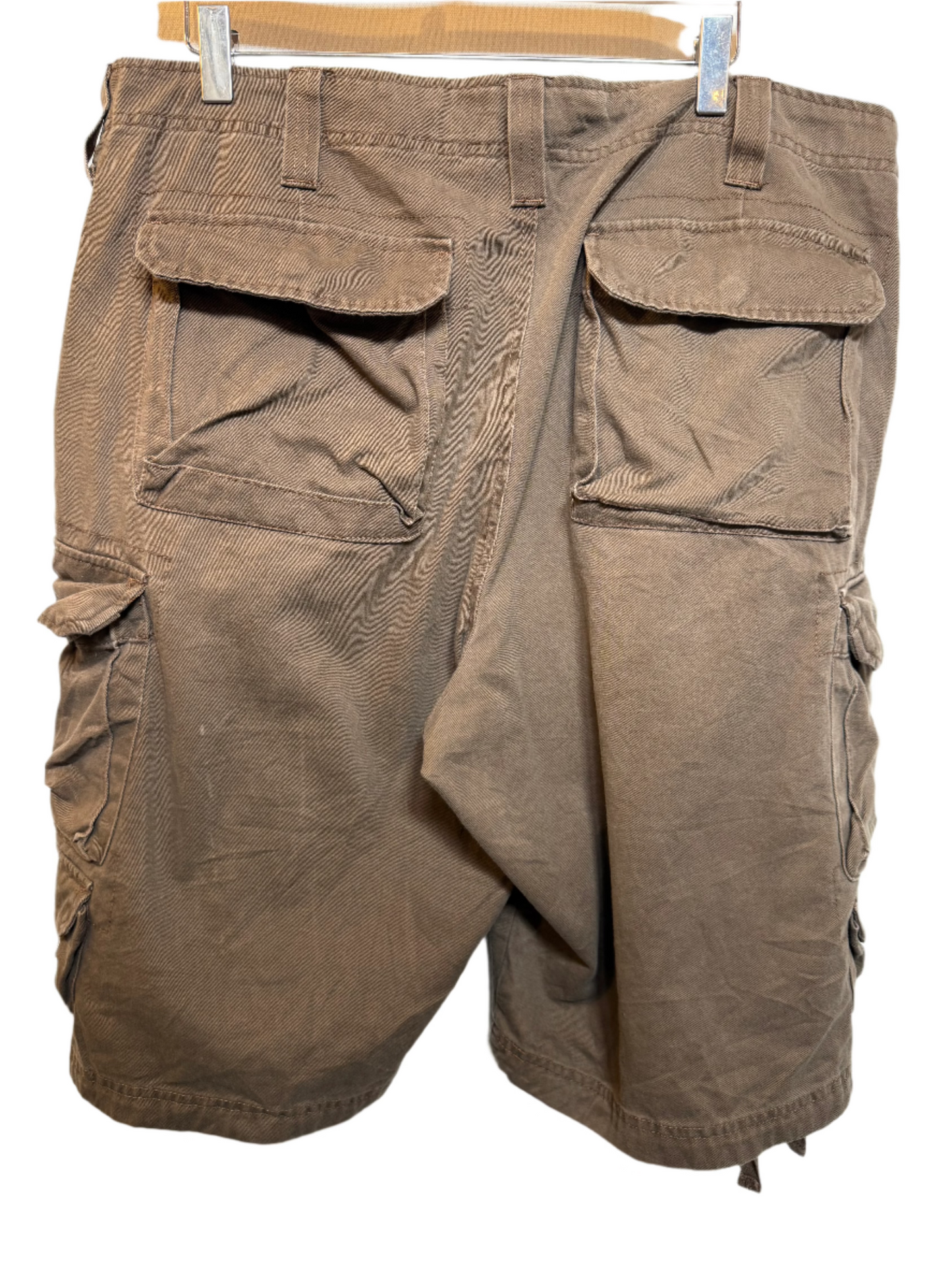Lee Mens Brown Cargo Shorts (Size XXL)