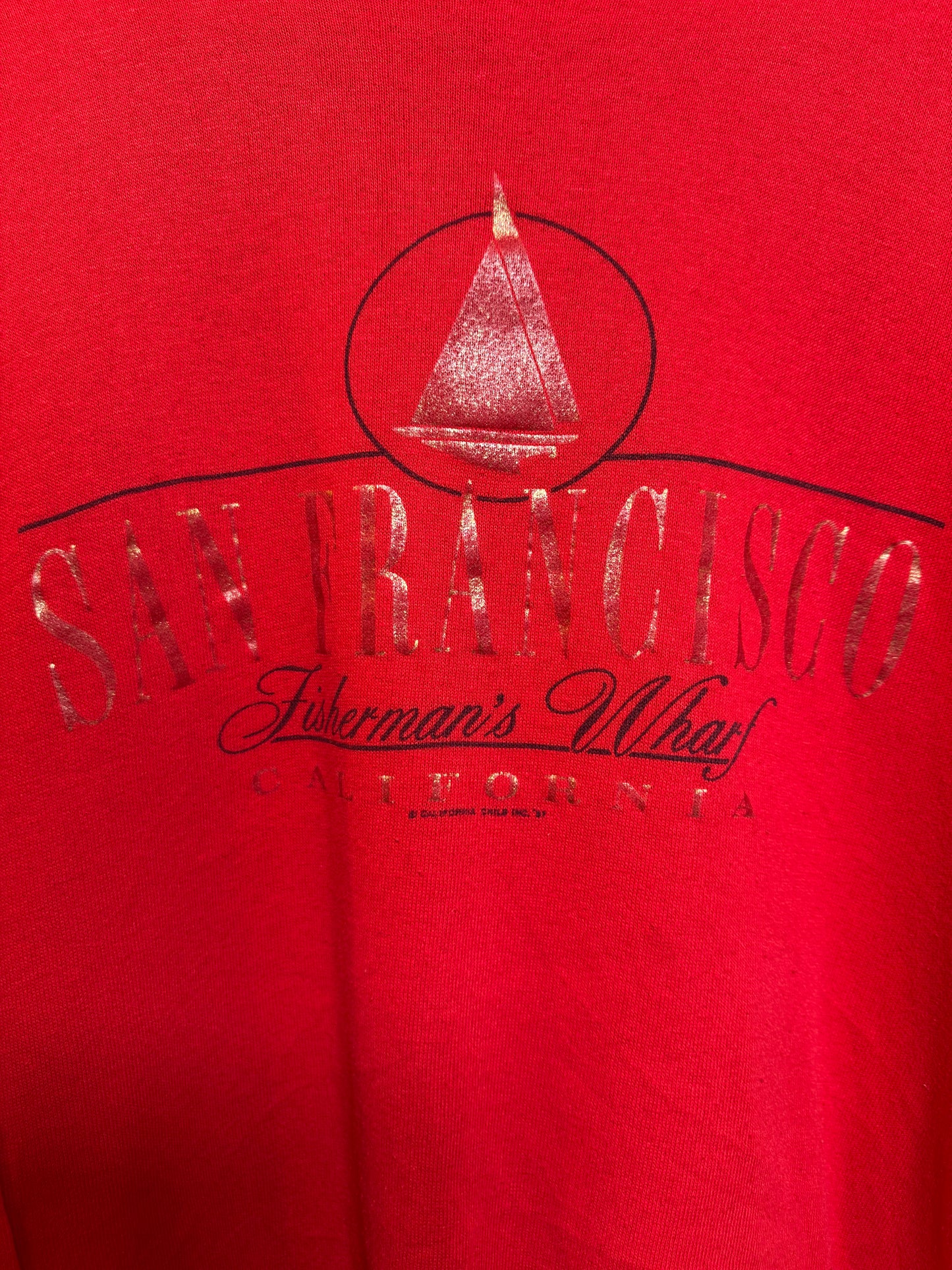 San Francisco Mens Red Sweatshirt (Size XL)