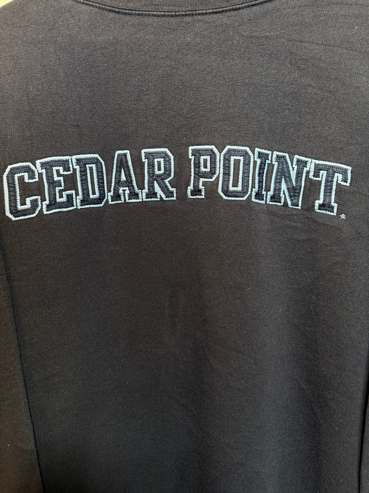 Cedar Point Mens Navy Sweatshirt (Size XL)