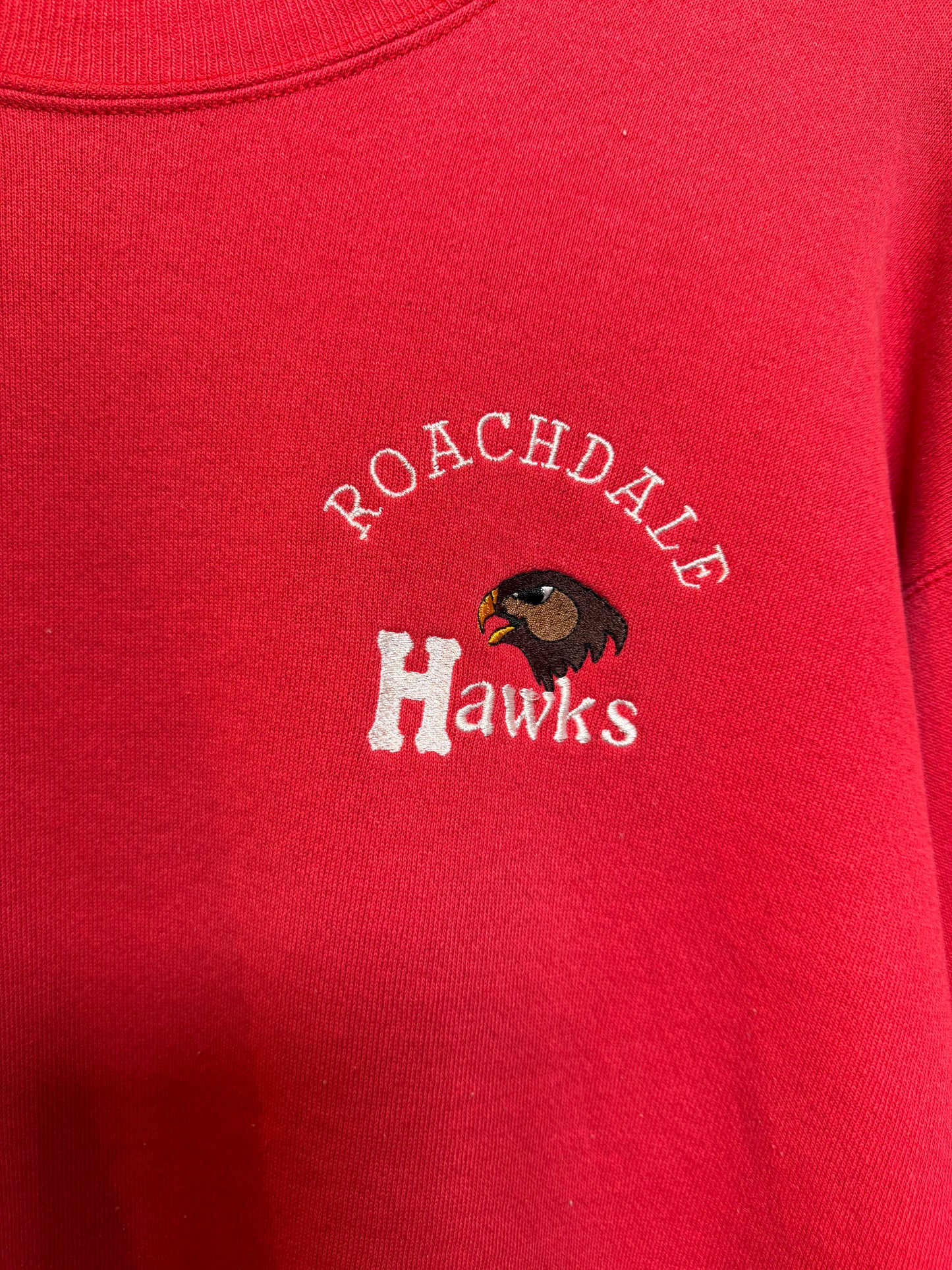 Roachdale Hawks Mens Red Sweatshirt (Size L)