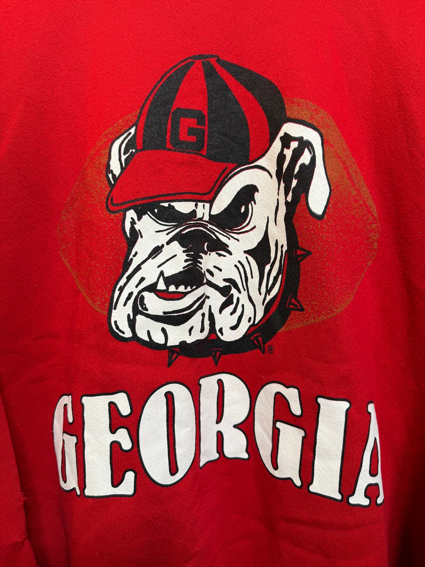 Georgia Mens Red Sweatshirt (Size L)