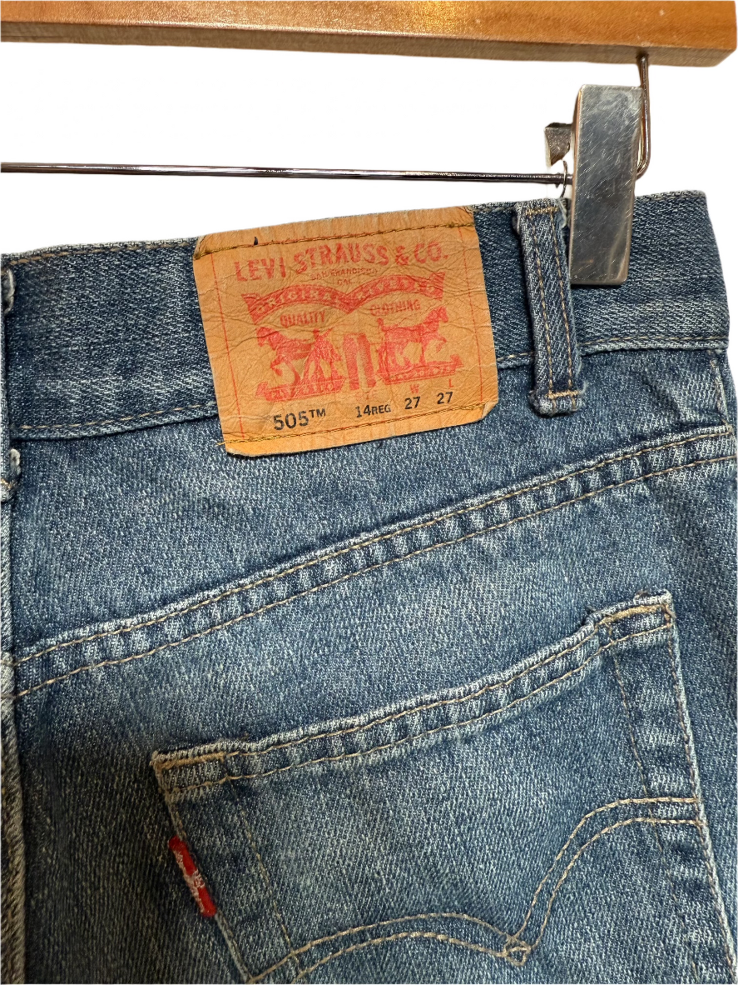 Levi 505 Blue Jeans (27x27)