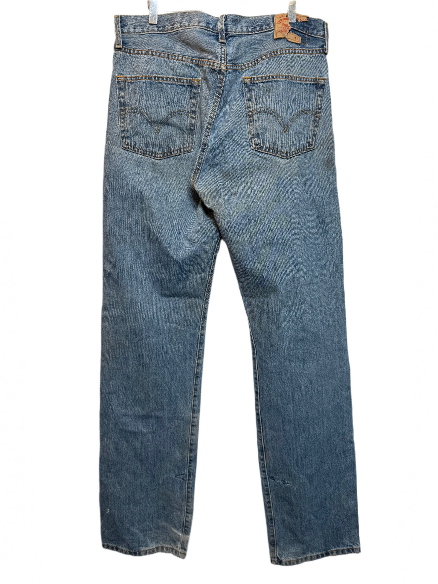 Levi 501 Blue Reworked Jeans (36x37)