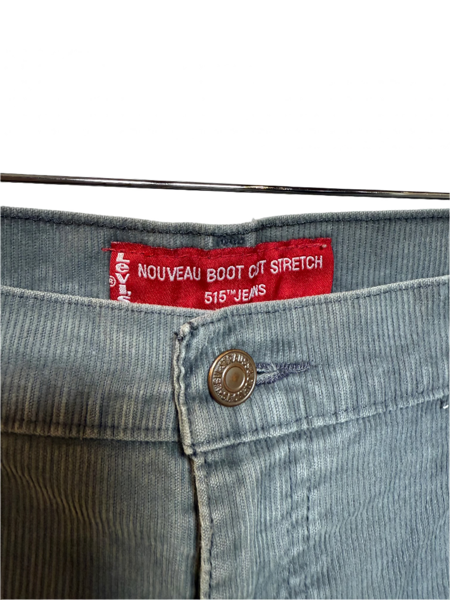 Levi 515 Grey Chord Jeans (32x32)