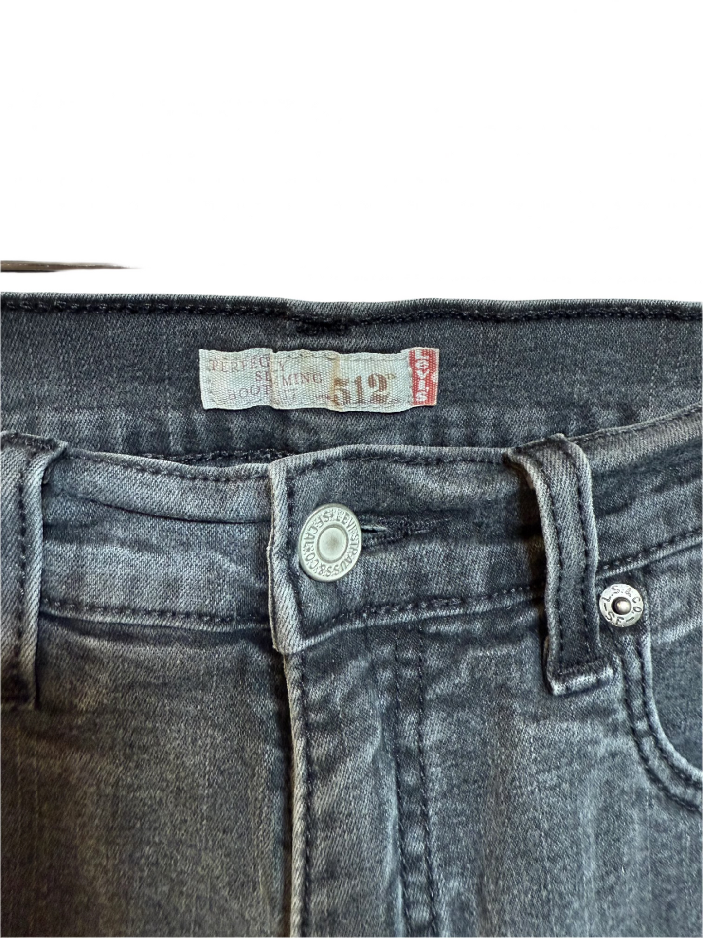Levi 512 Black Jeans (34x33)