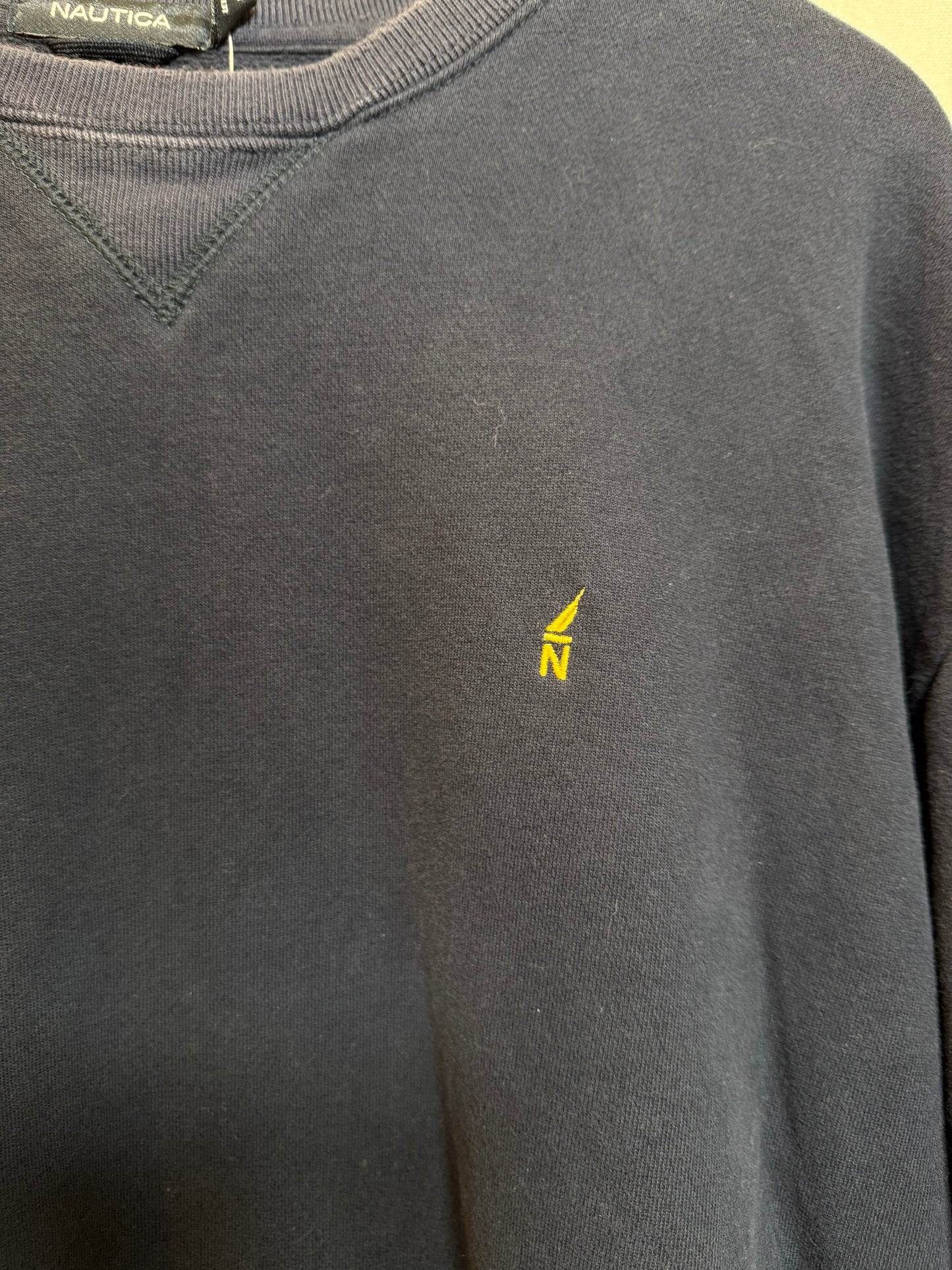 Nautica Mens Navy Sweatshirt (Size XL)