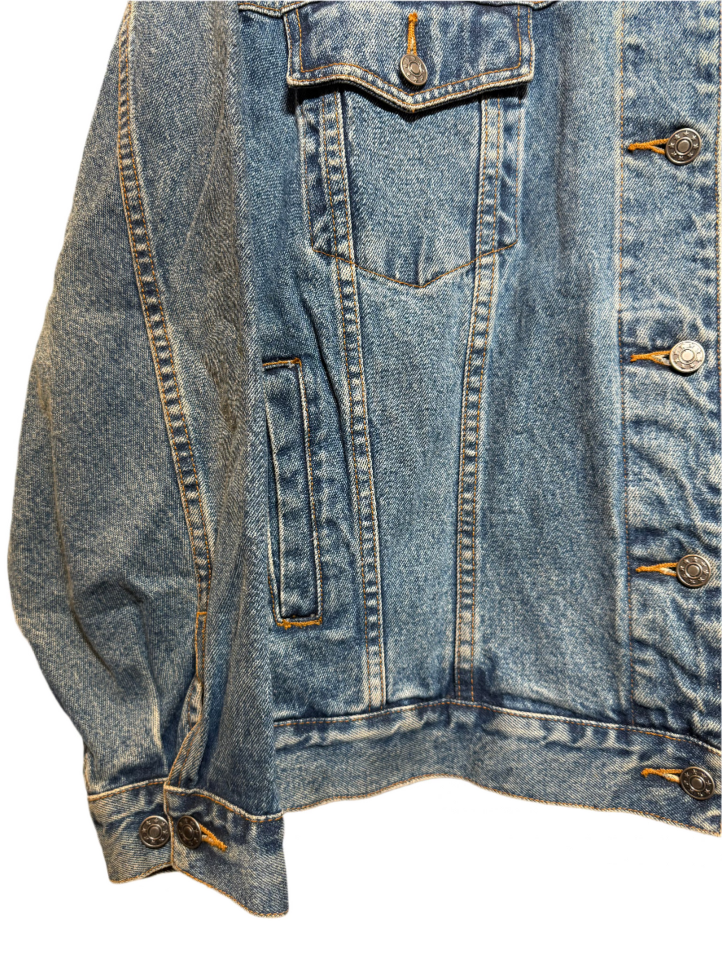 Upstream Women's Blue Denim Jacket (Size XL)