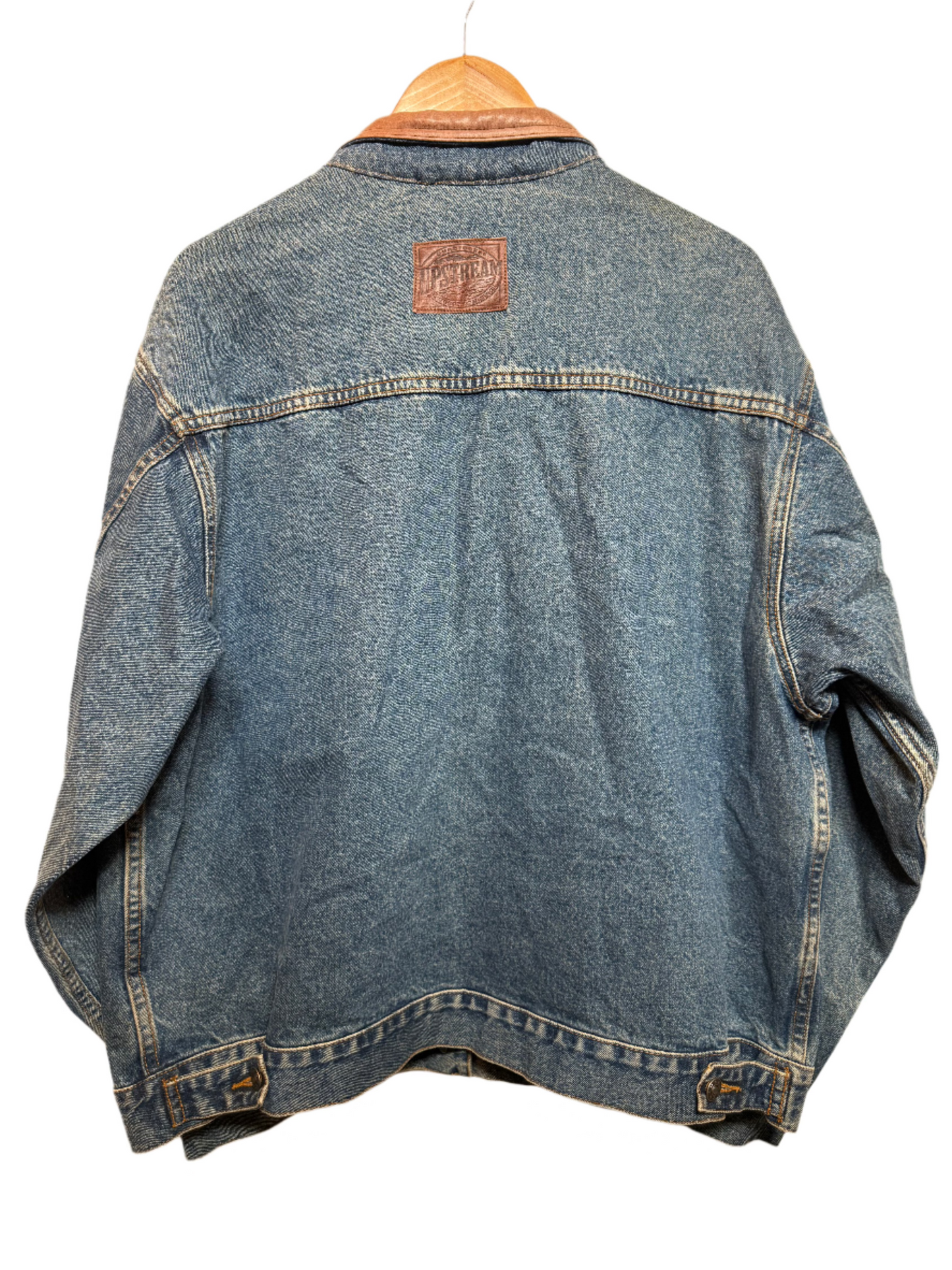 Upstream Women's Blue Denim Jacket (Size XL)