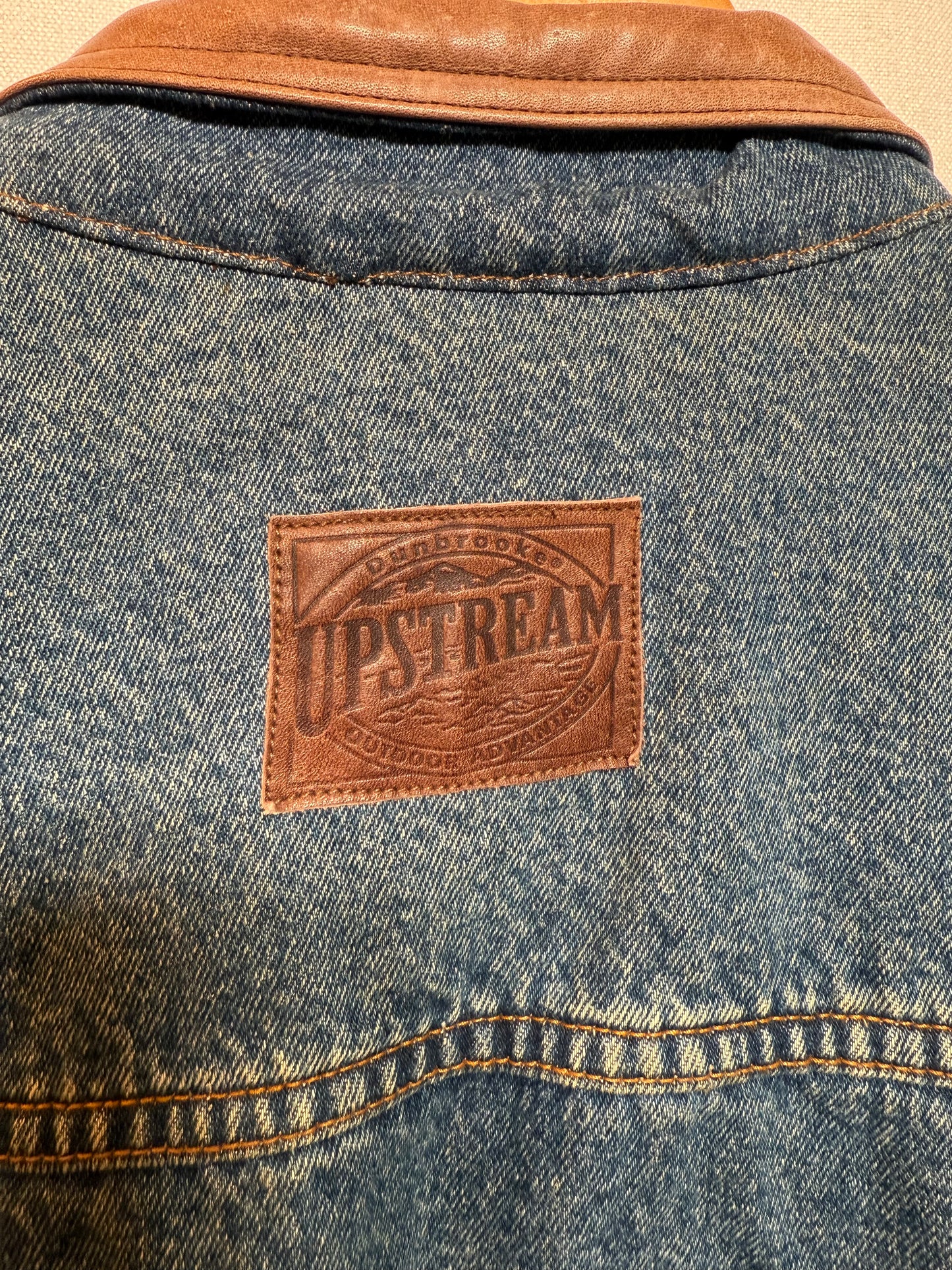 Upstream Women's Blue Denim Jacket (Size XL)