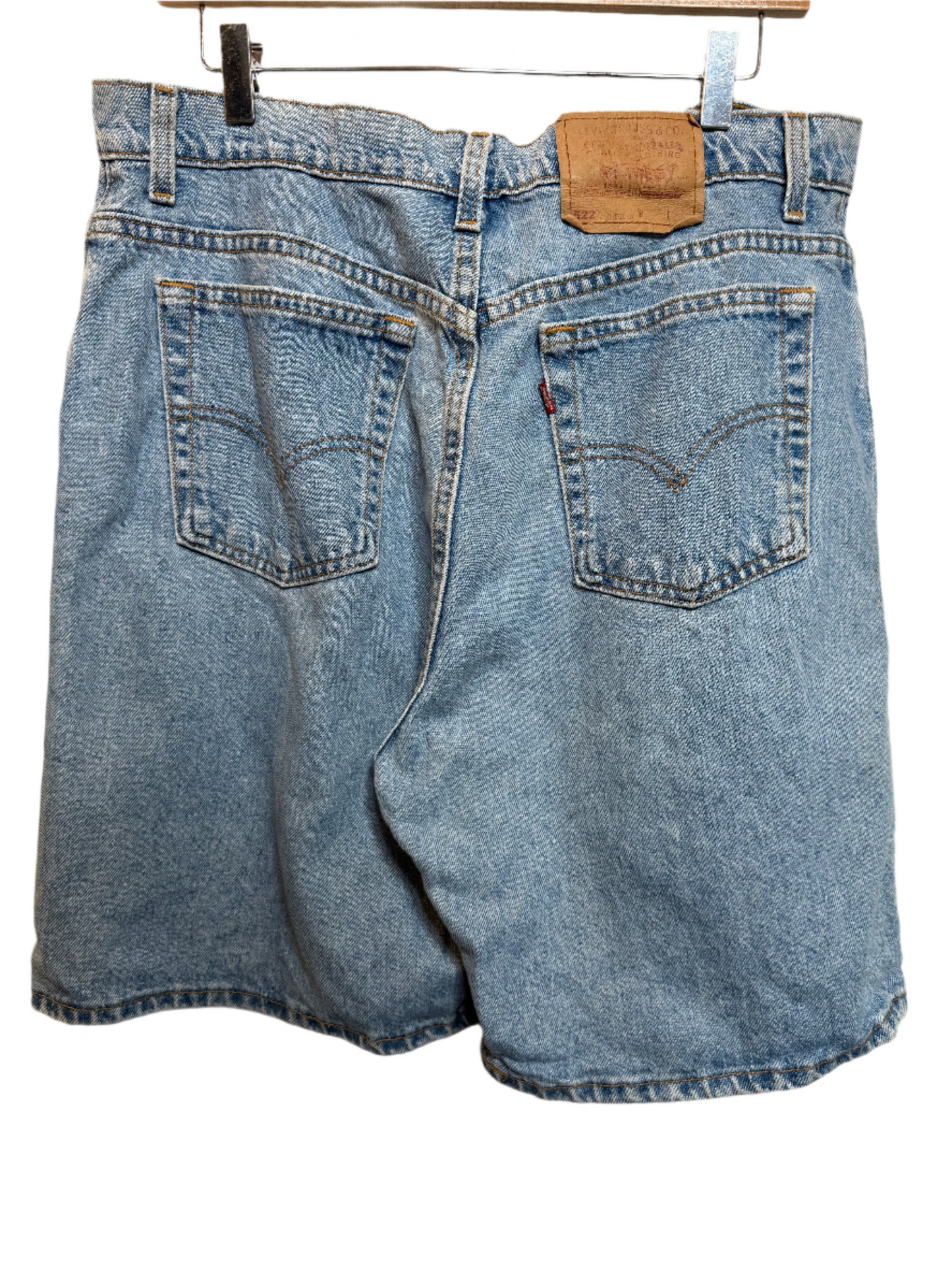 Levi 522 Blue Denim Shorts (W36)