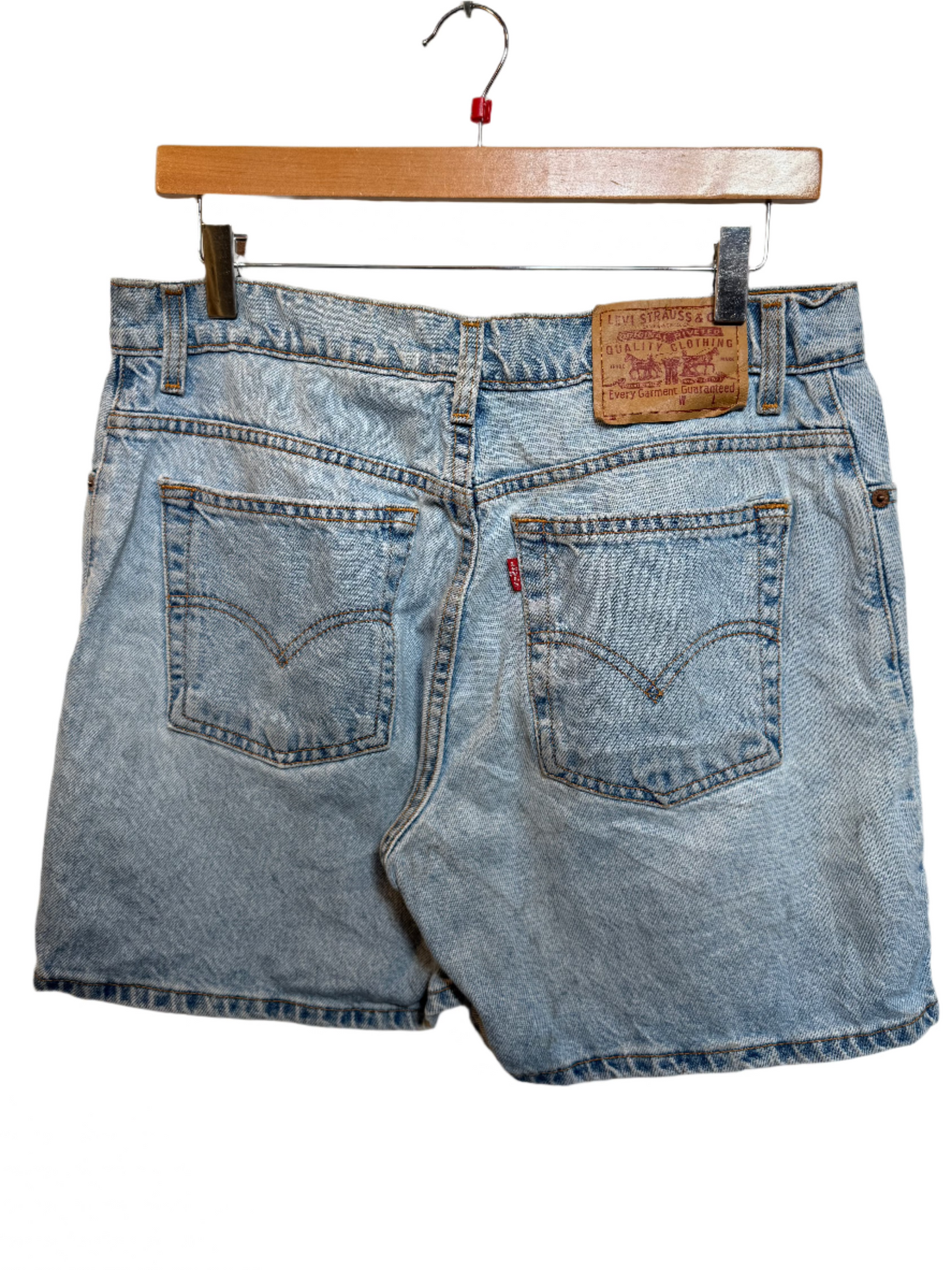 Levi Light Blue Denim Jorts (W34)