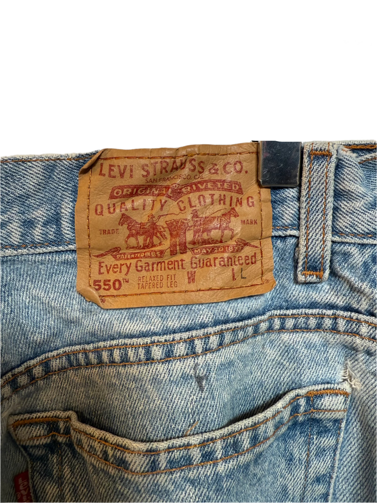 Levi 550 Blue Jeans (32x32)