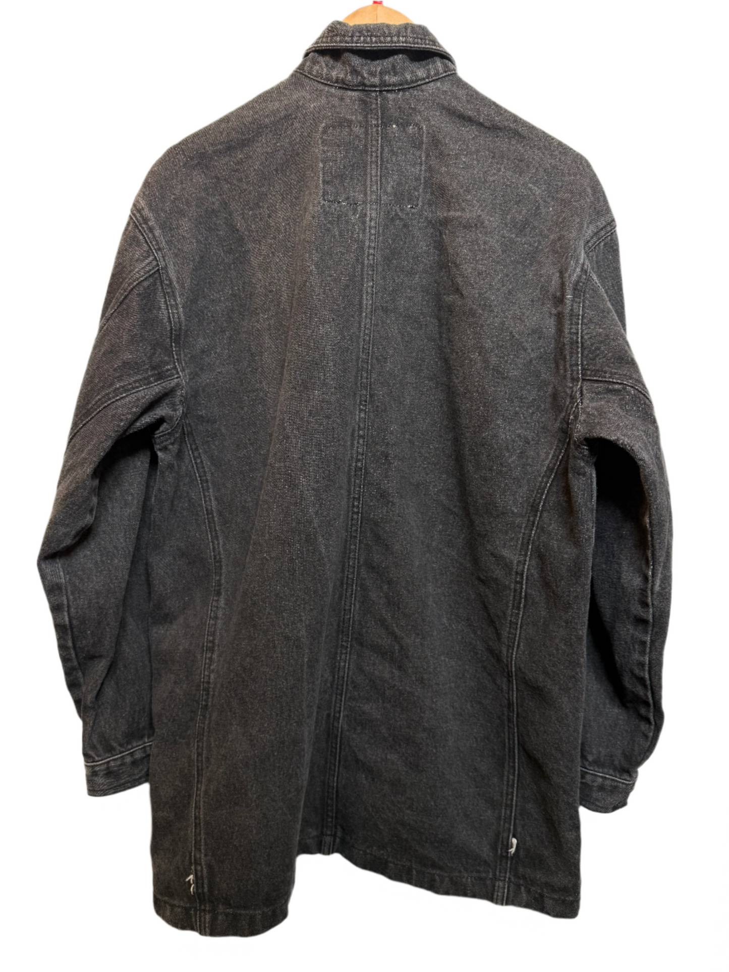 Sierra Pacific Black Long Denim Jacket (Size L)