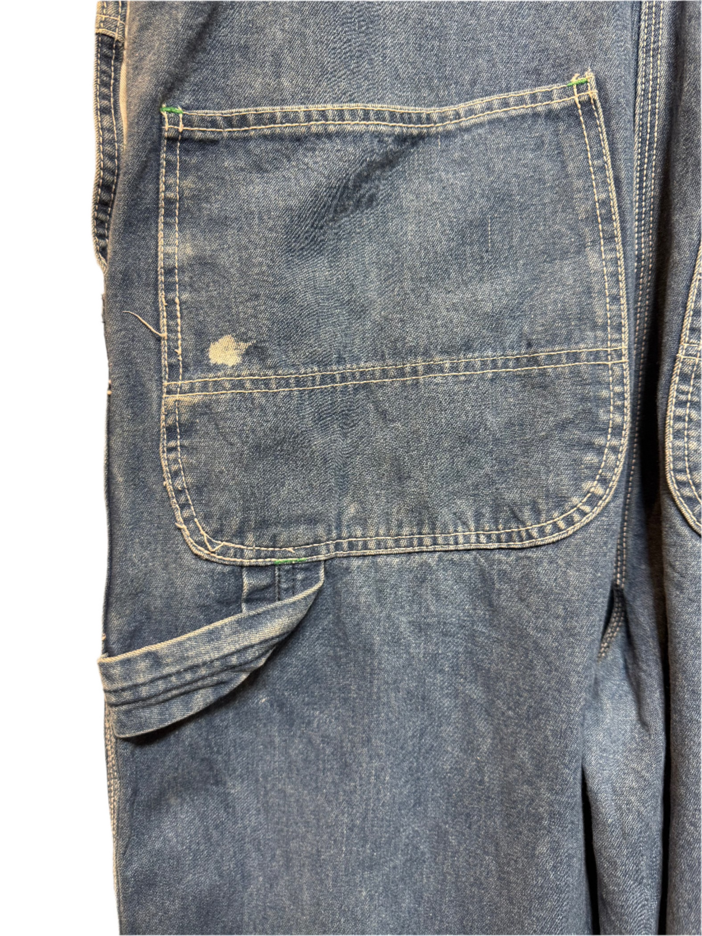 Liberty Overalls Blue Denim Dungarees (Size L)