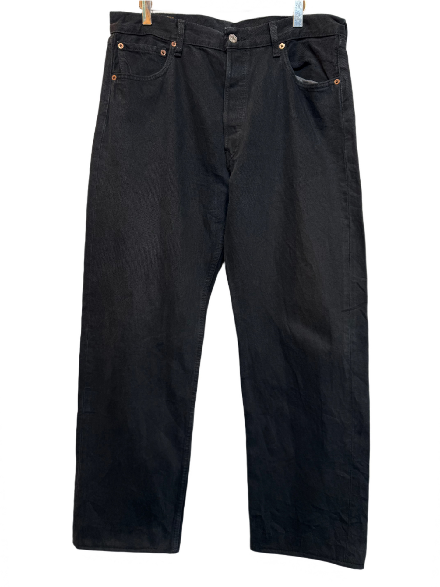 Levi 501 Black Jeans (36x34)