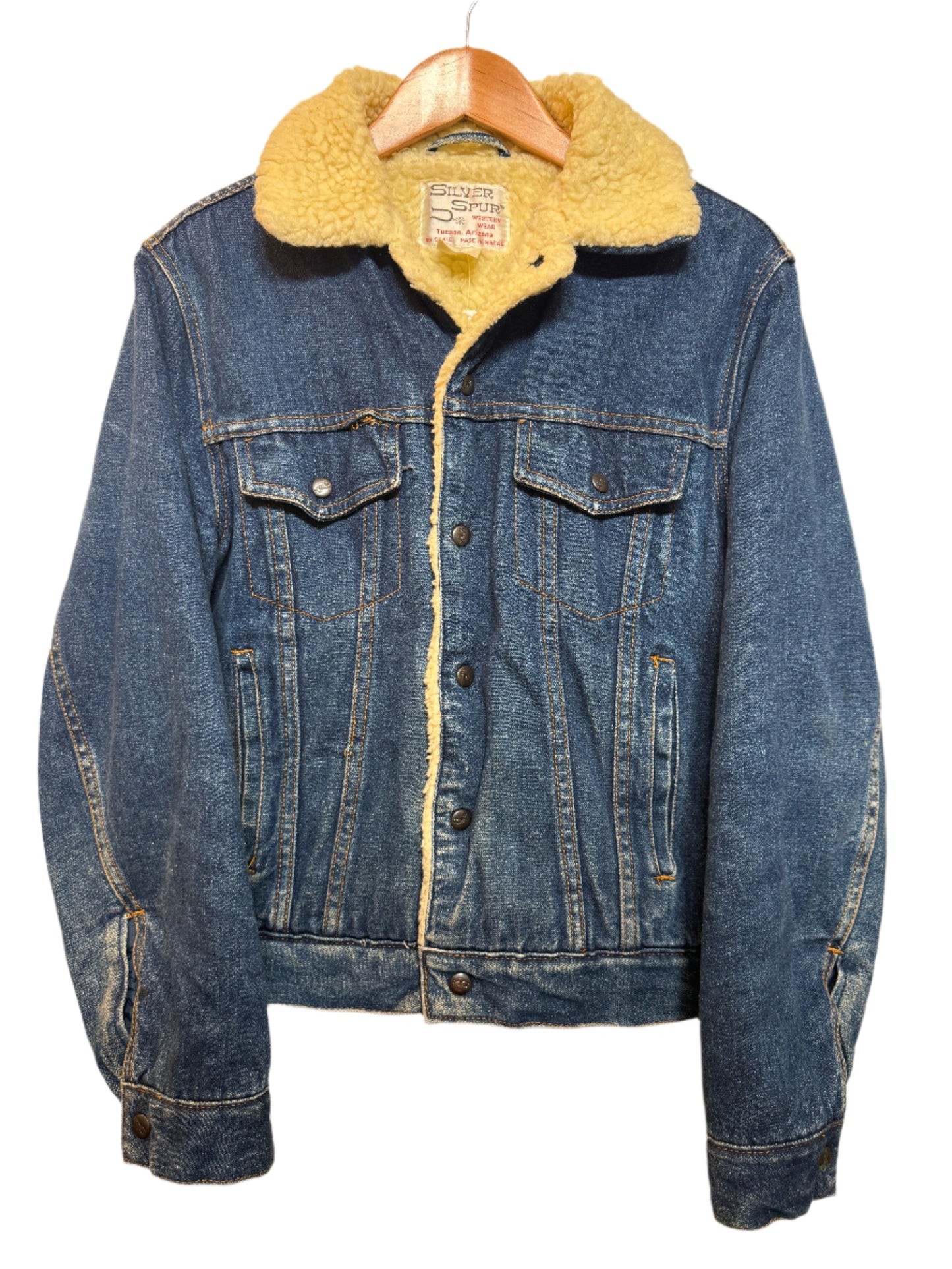 Silver Spur Women's Fleece Lined Denim Jacket (Size M)
